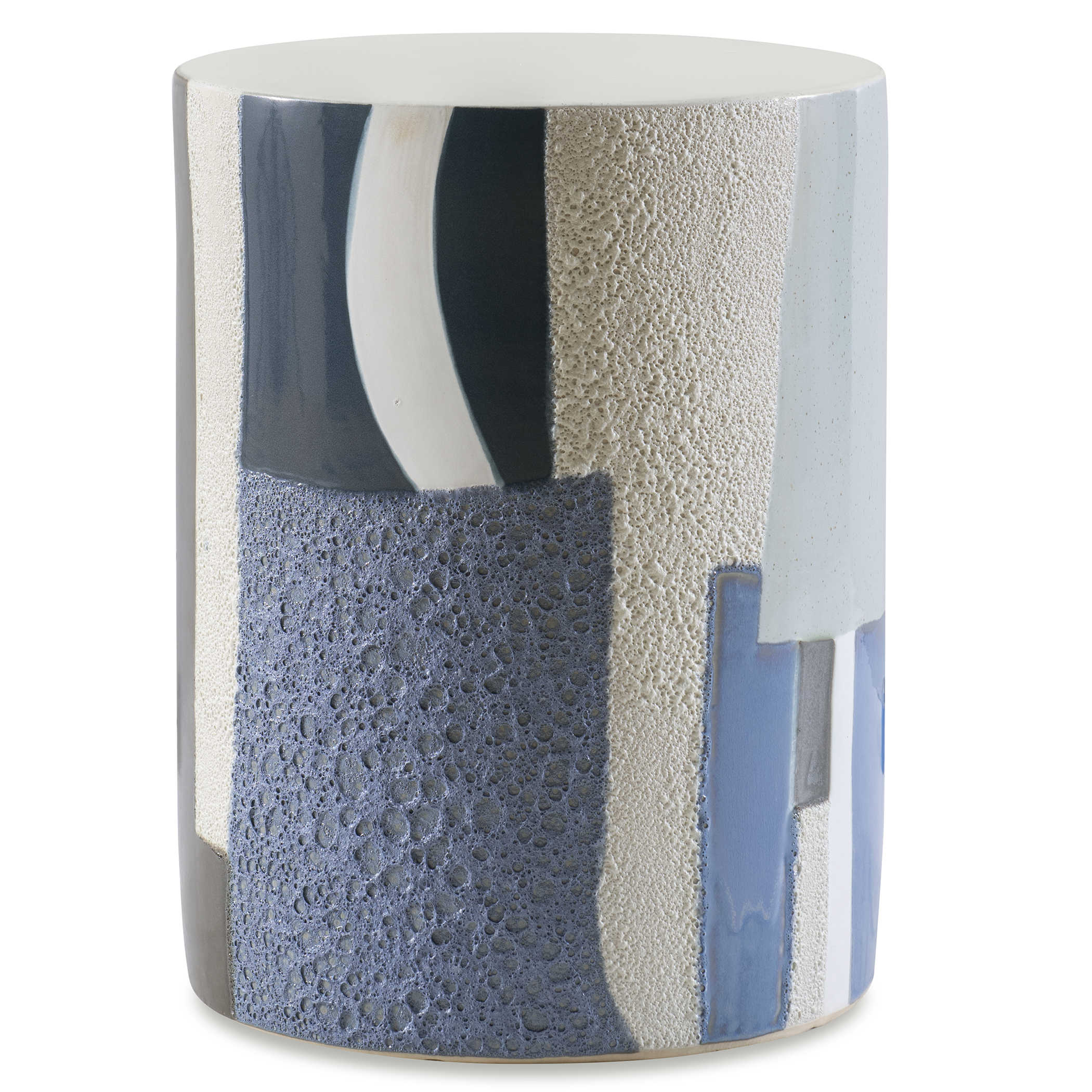 Graph Side Table in Blue