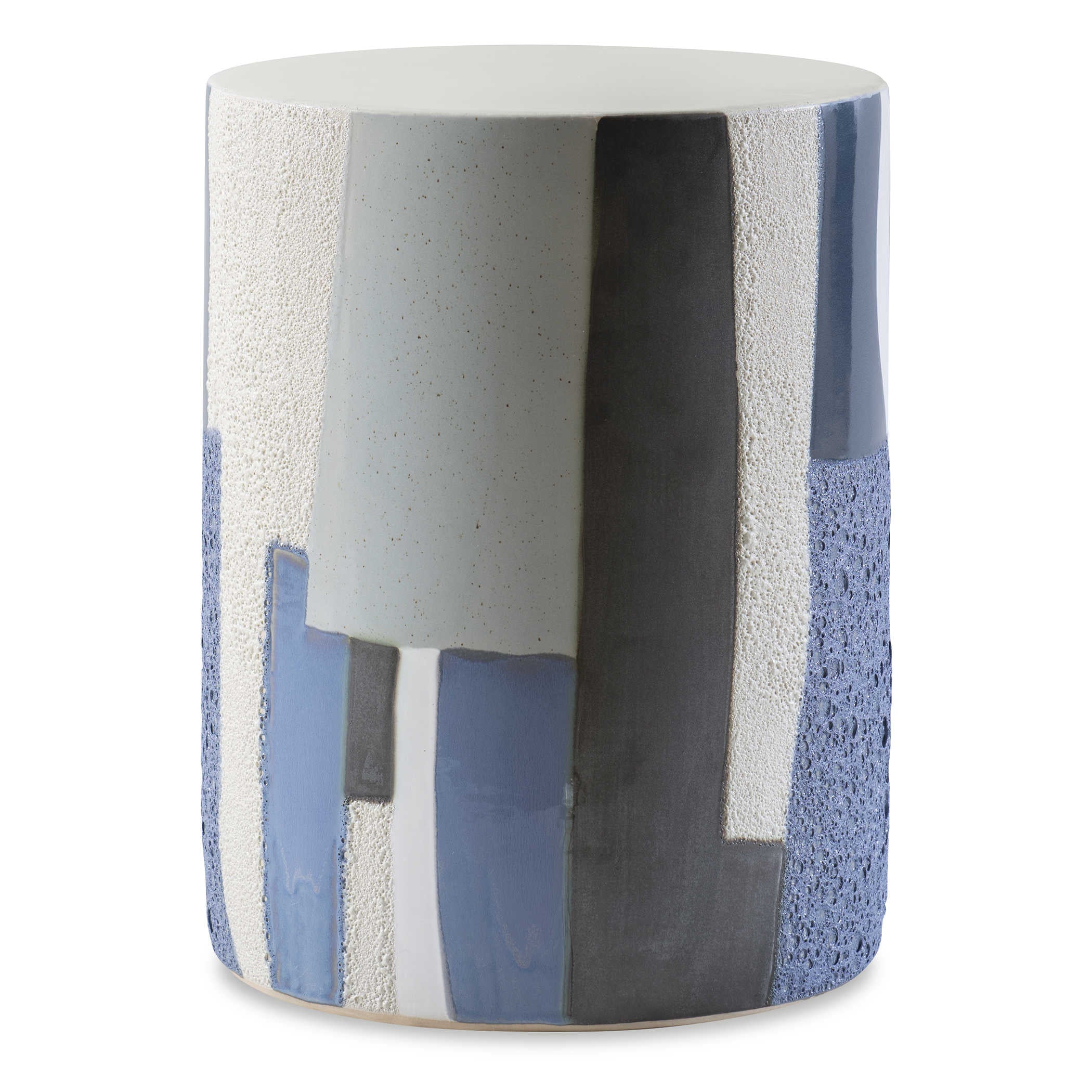 Uttermost Graph Side Table in Blue