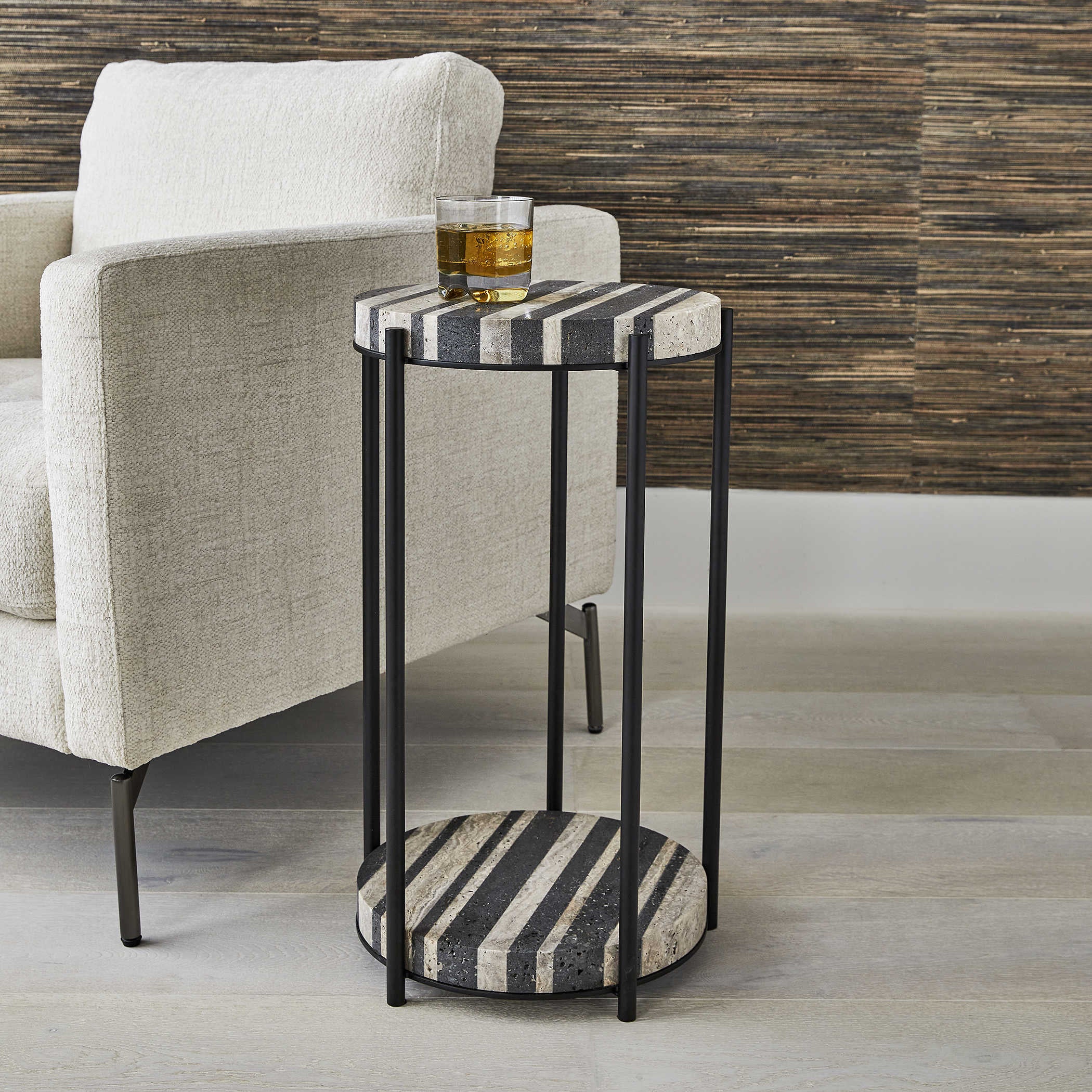 Uttermost Strie Accent Table