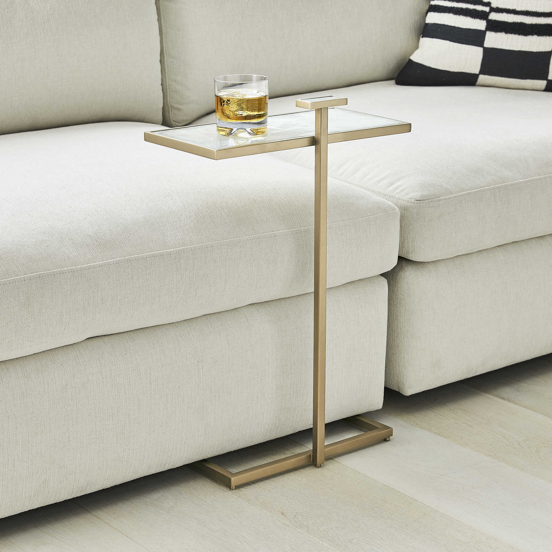 Uttermost Jewel Pull Up Accent Table - Rectangle