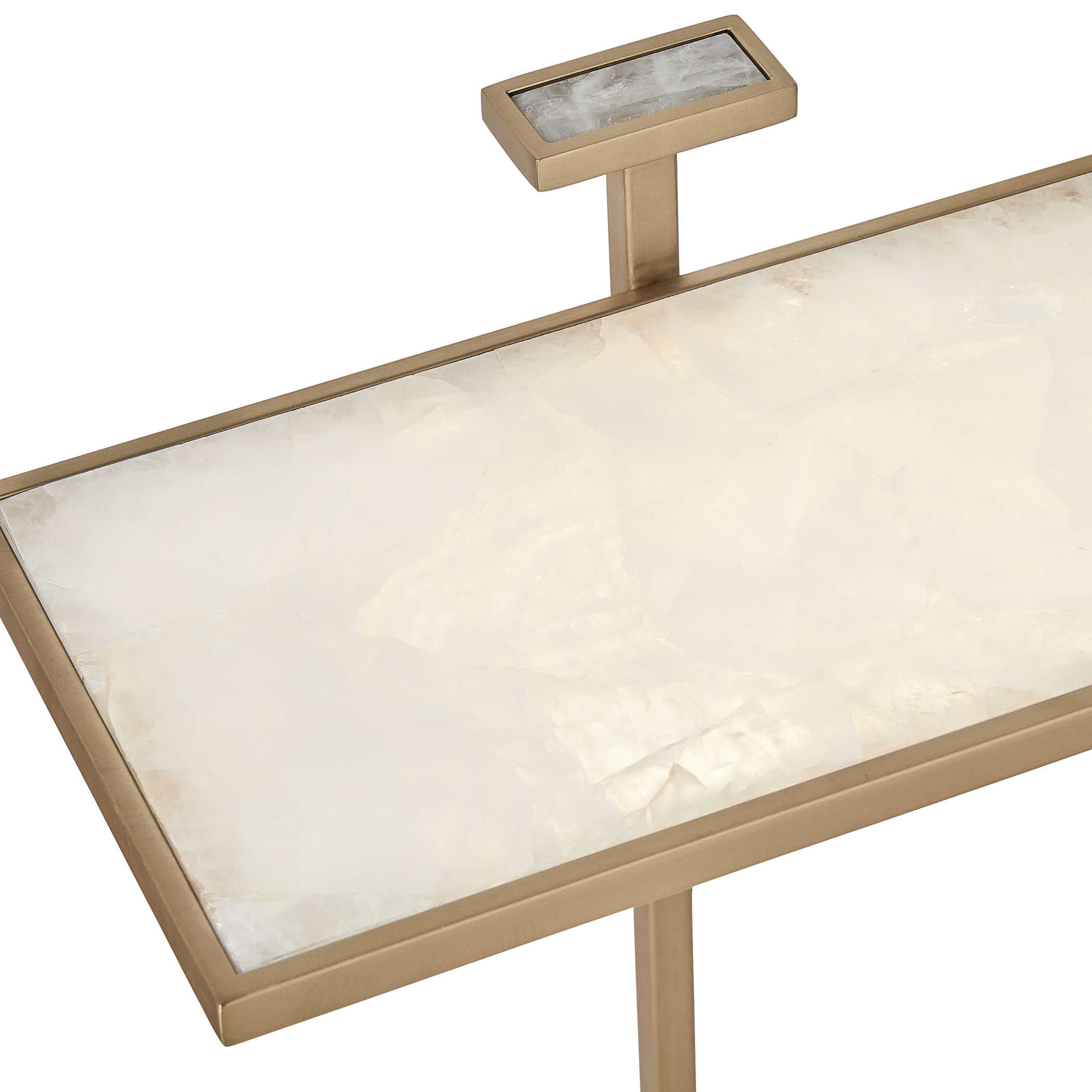 Uttermost Jewel Pull Up Accent Table - Rectangle