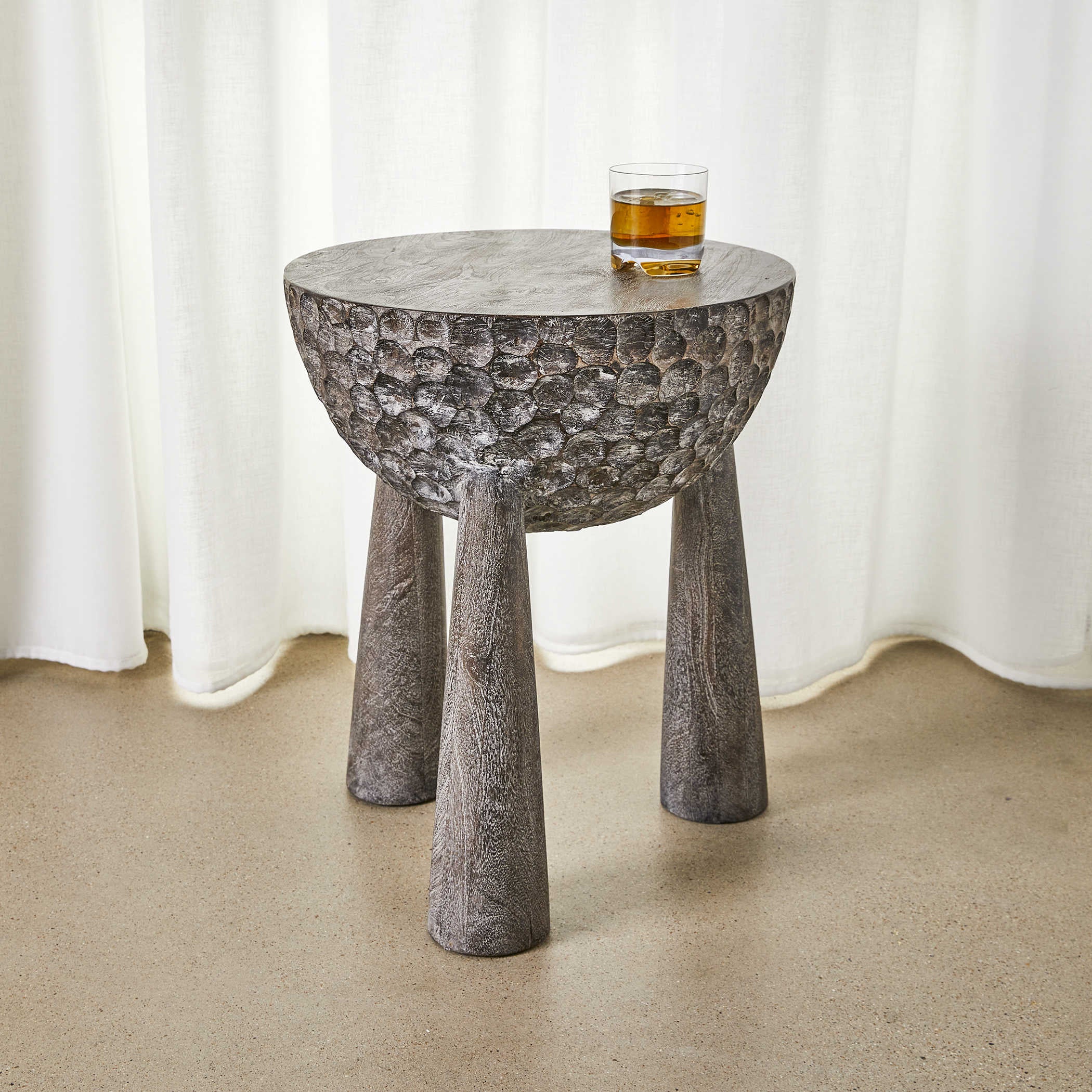 Uttermost Kettledrum Accent Table