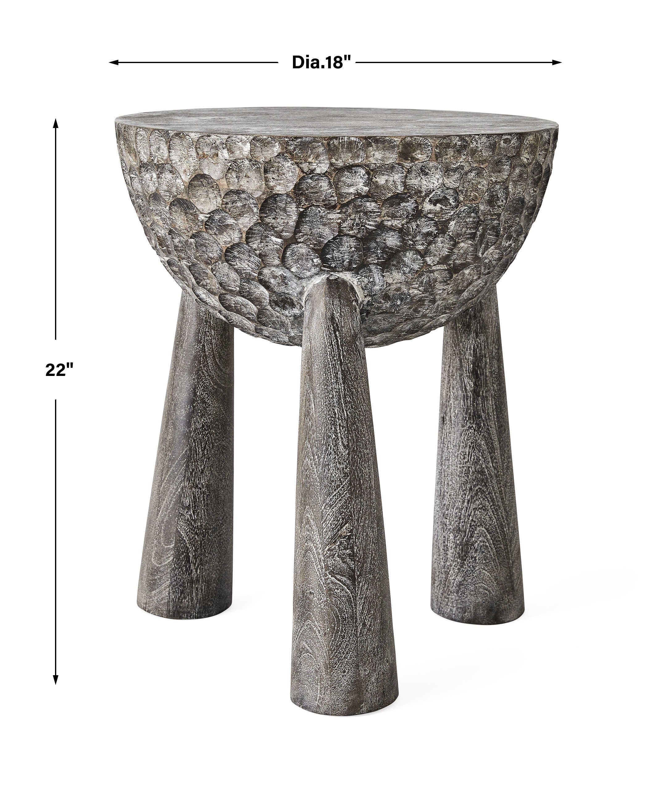 Uttermost Kettledrum Accent Table