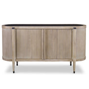 Tambour Cabinet in Natural Wash