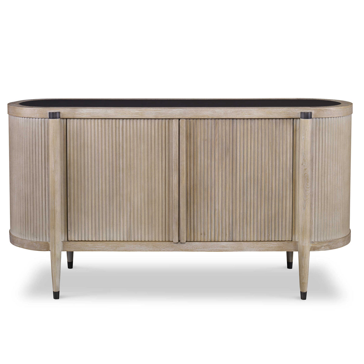 Tambour Cabinet in Natural Wash