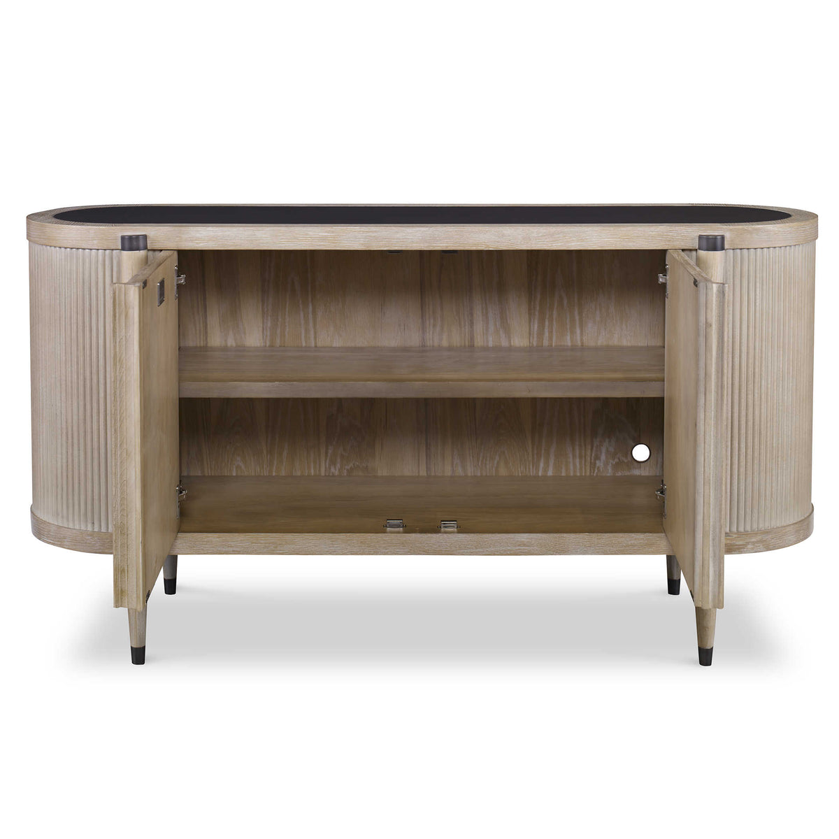 Uttermost Tambour Cabinet in Natural Wash