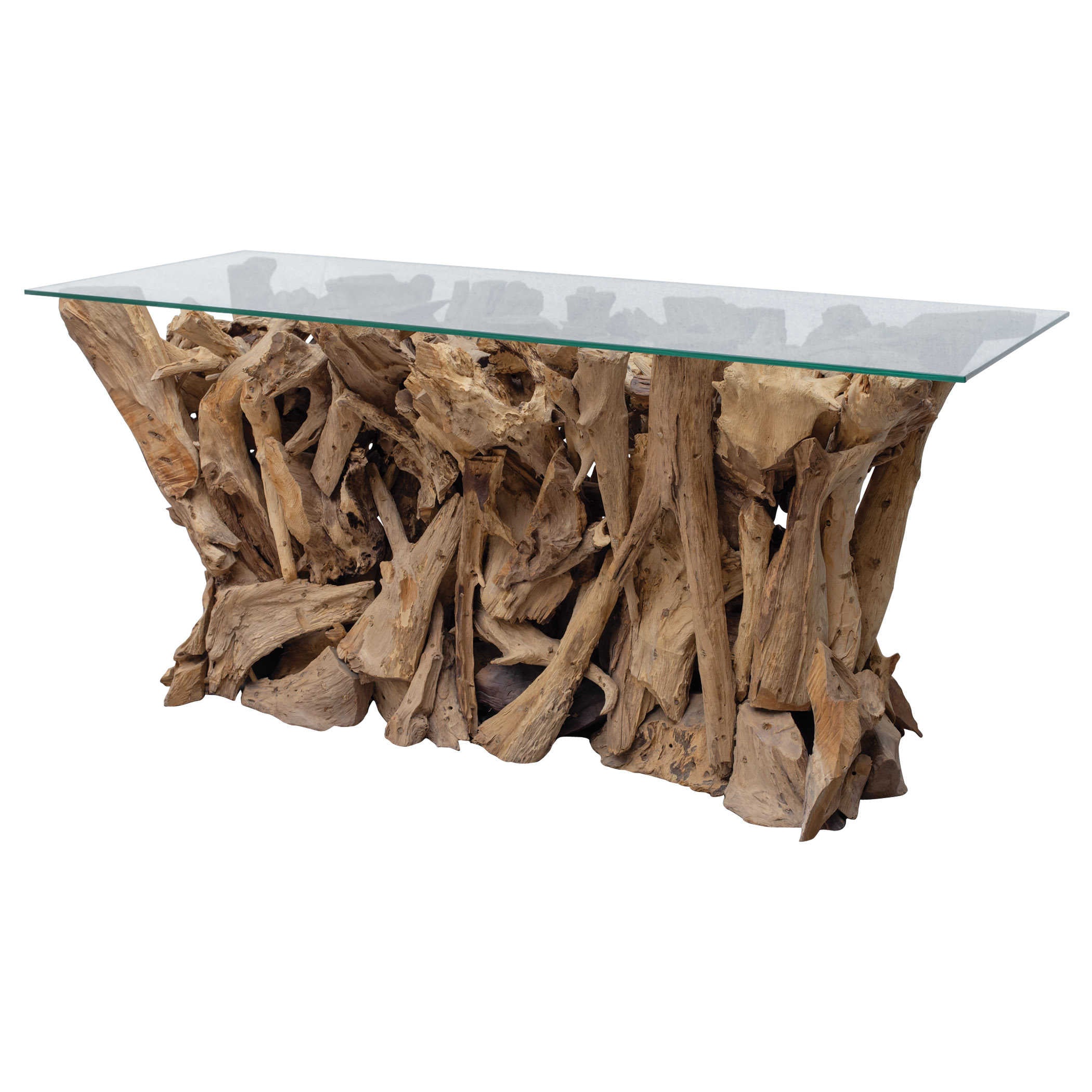 Uttermost Teak Root Console Table