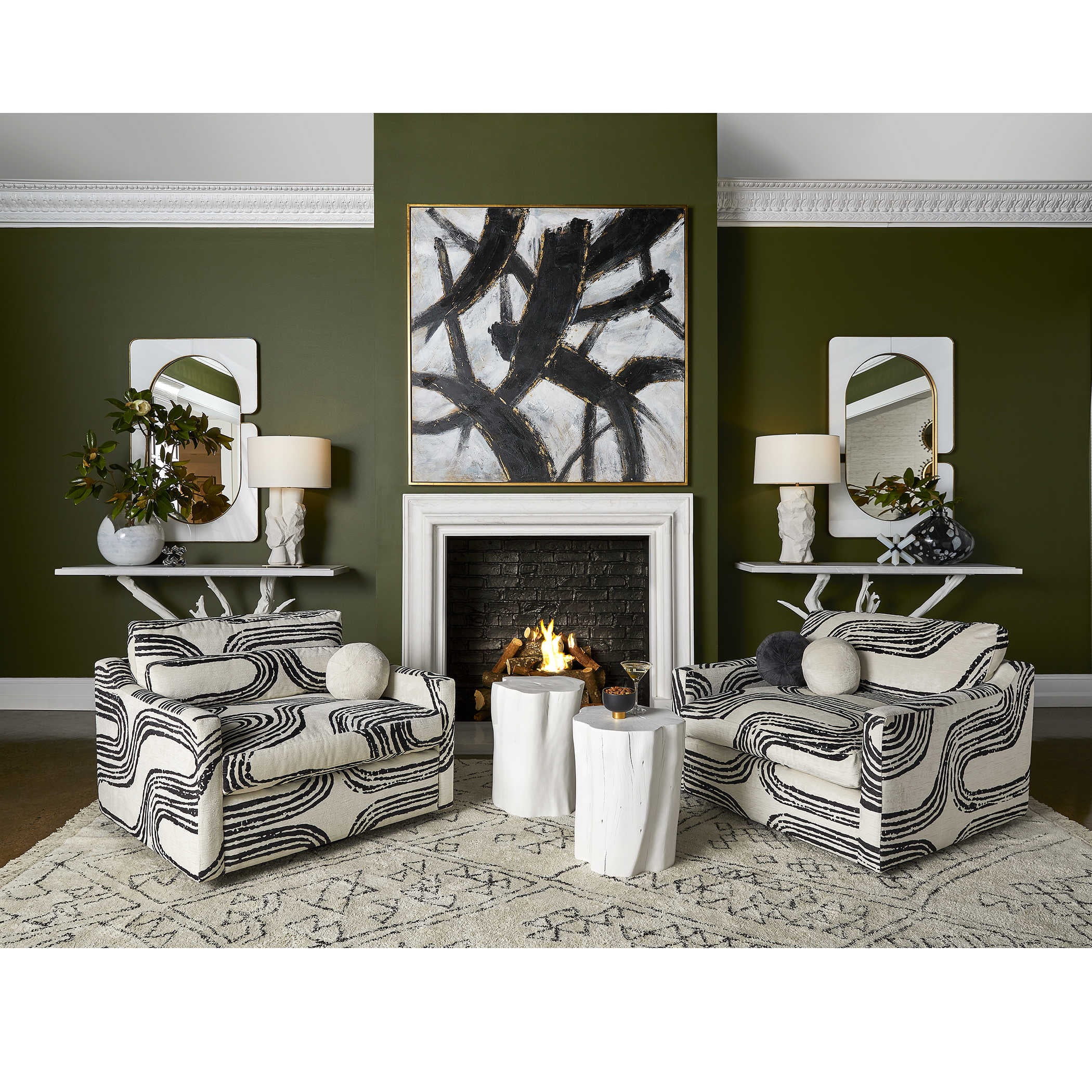 Uttermost Woodland Accent Stool