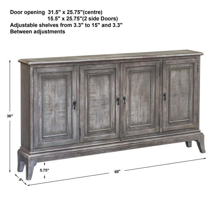 Uttermost Nyle 4 Door Cabinet