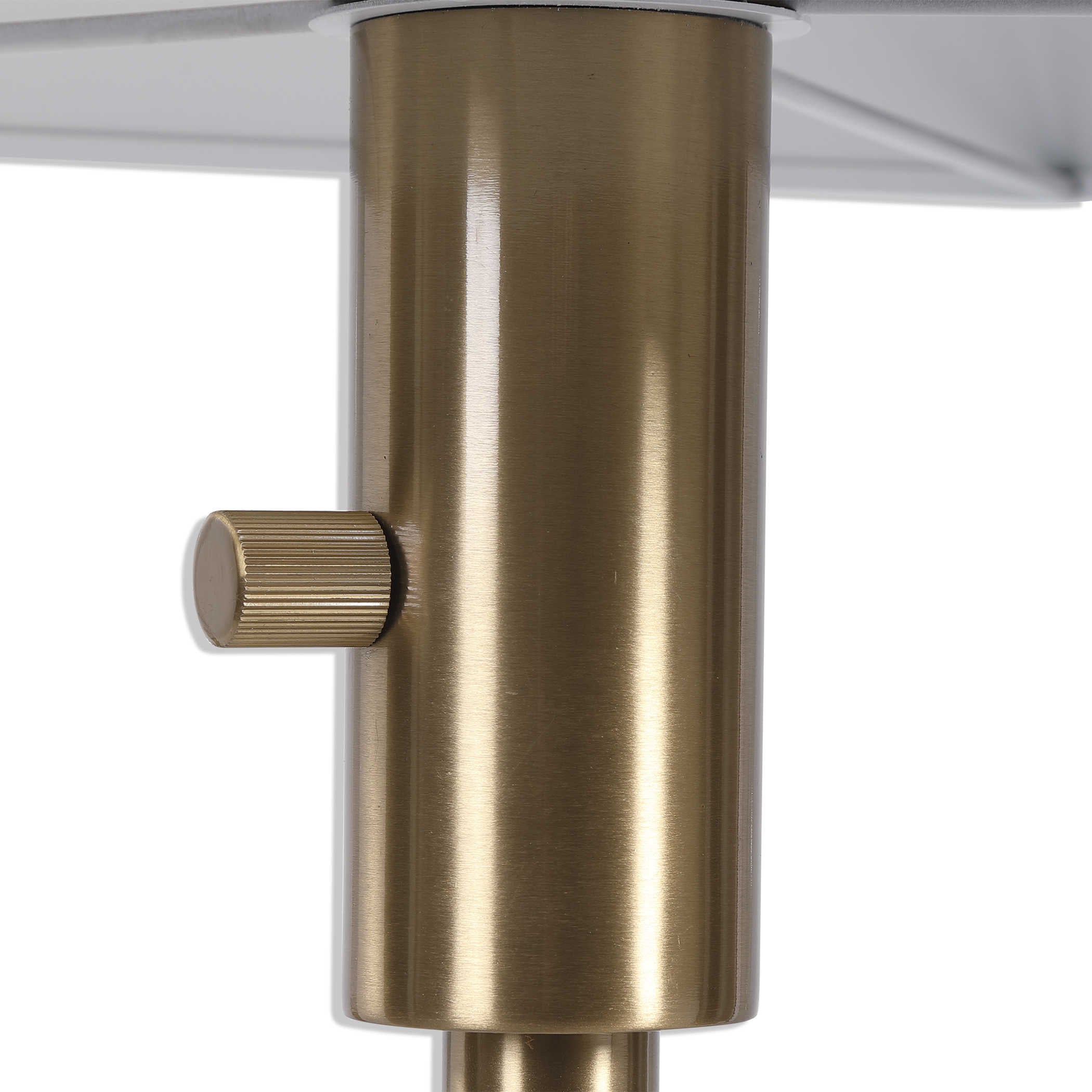 Uttermost Telescope Buffet Lamp in White Marble