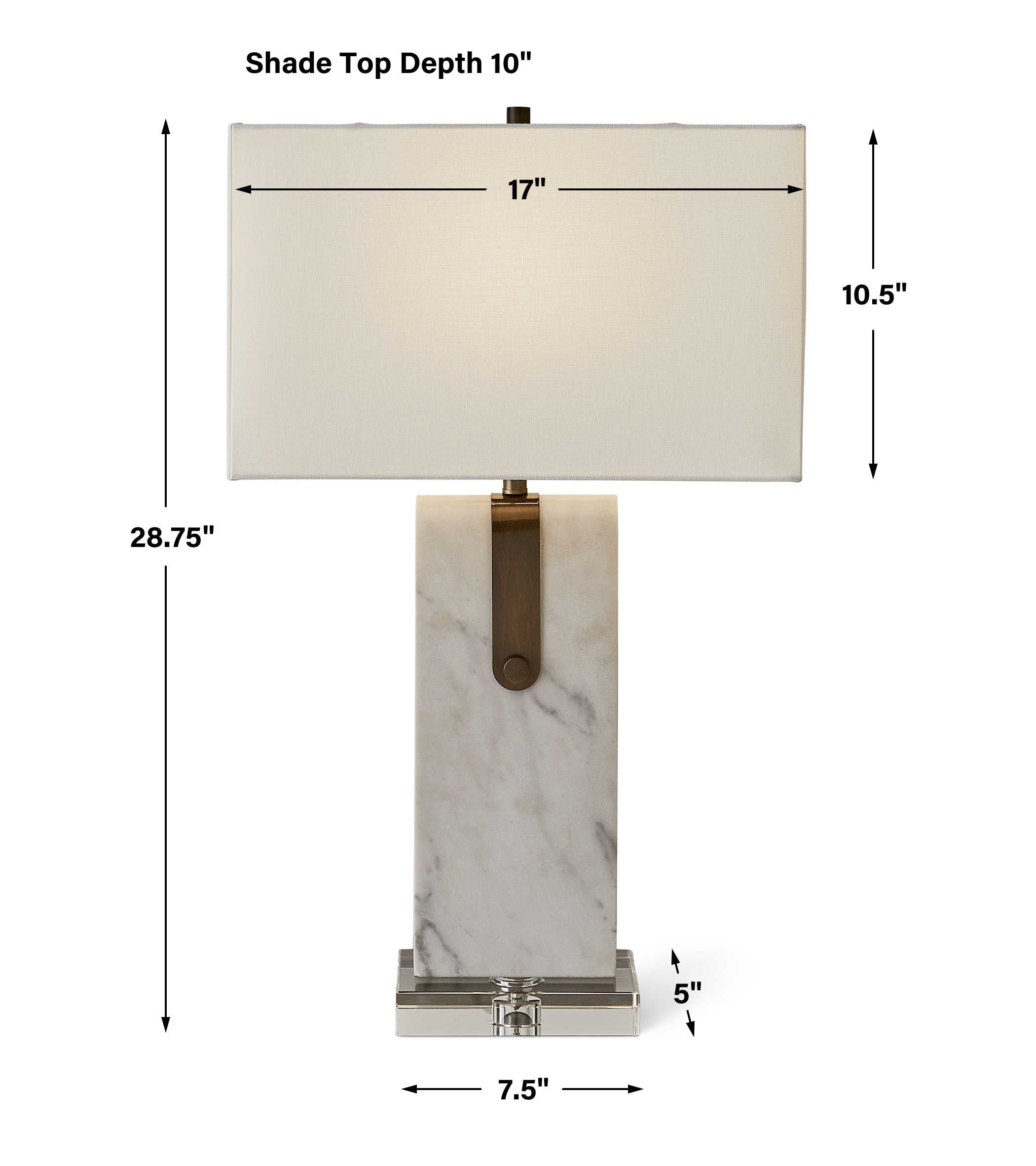 Uttermost Belted Table Lamp
