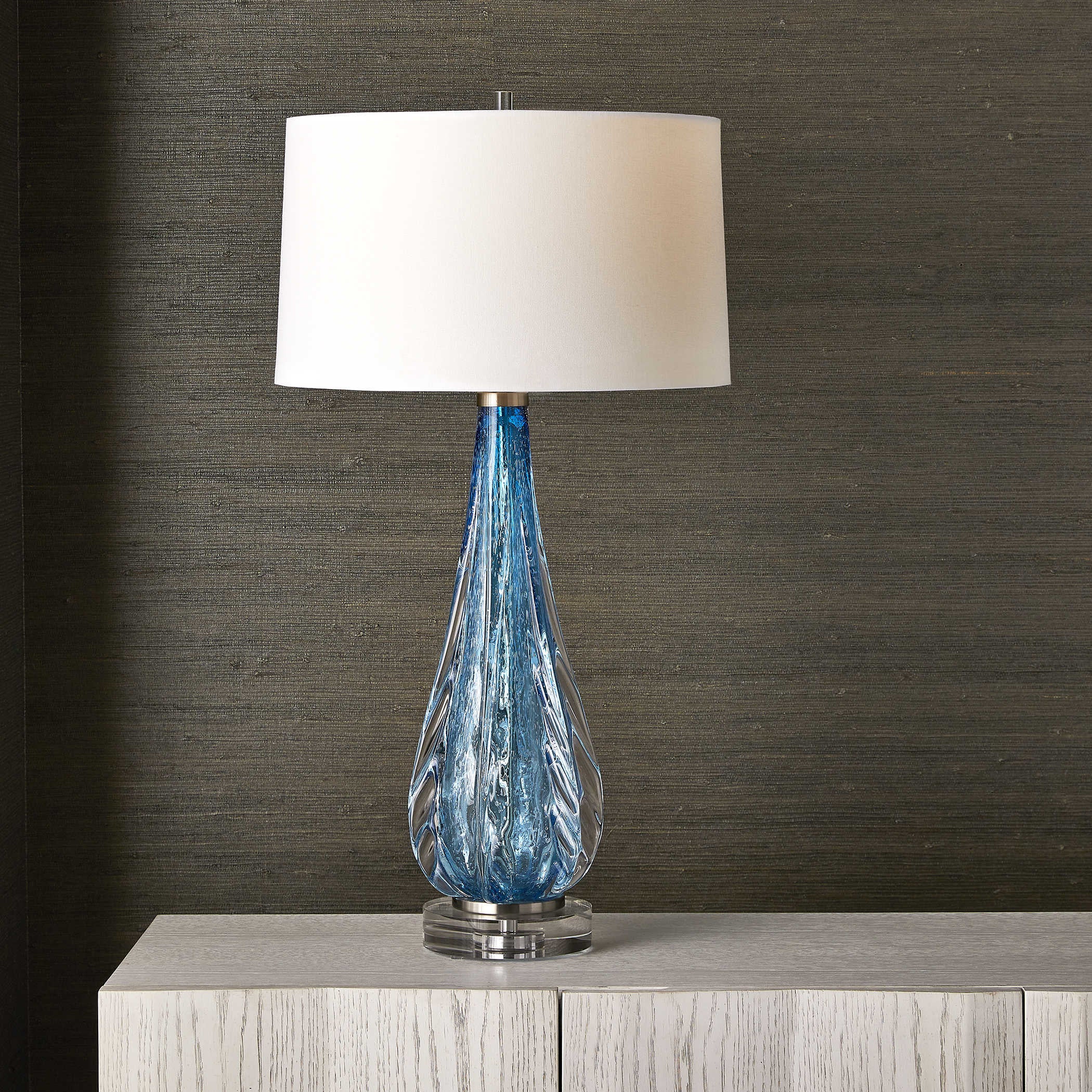 Uttermost Venezia Table Lamp - Blue