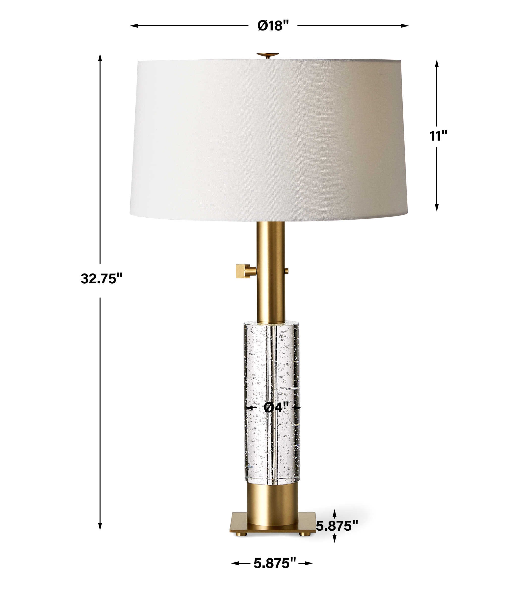 Uttermost Bubbling Up Table Lamp