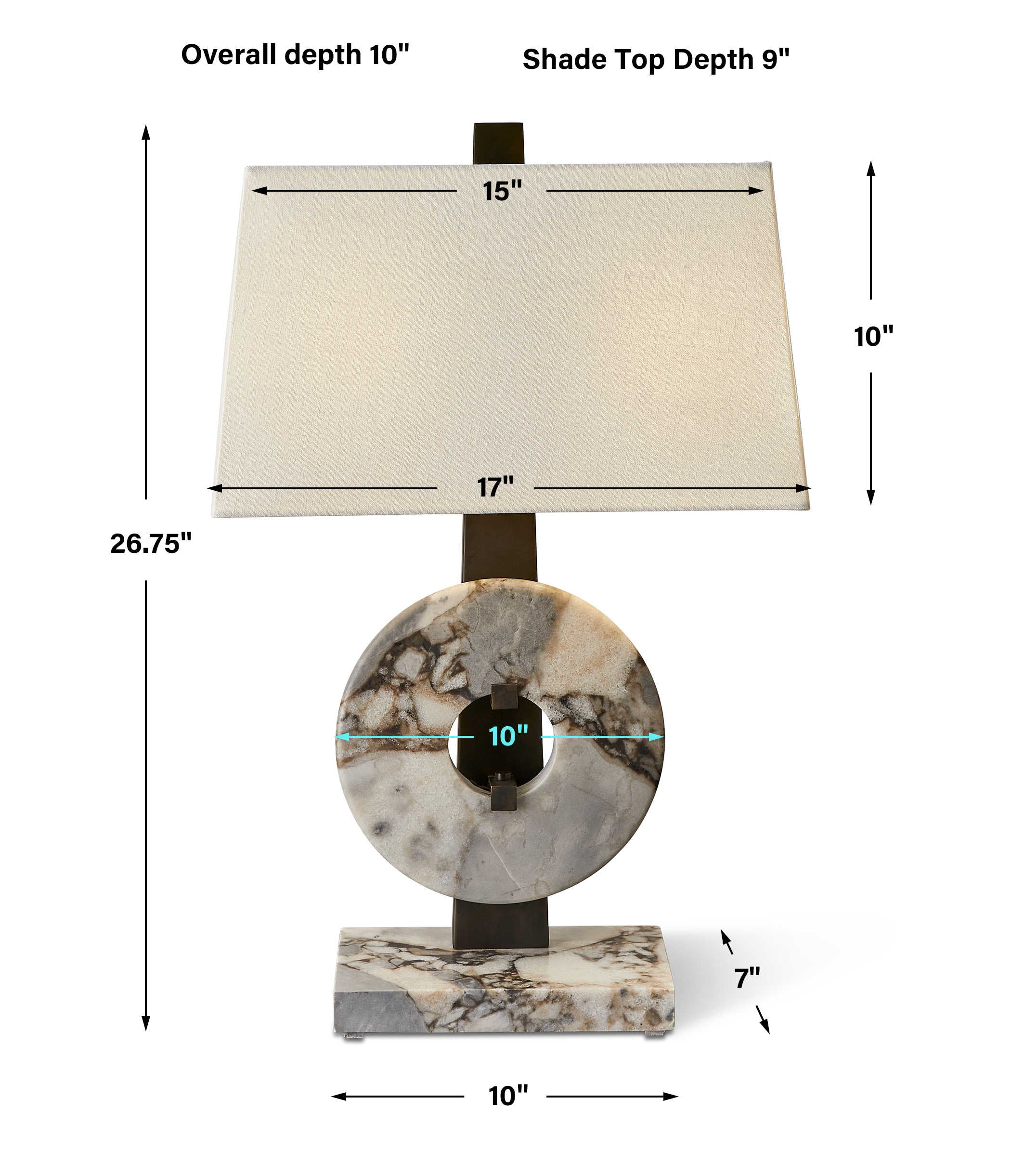 Uttermost Circulation Table Lamp