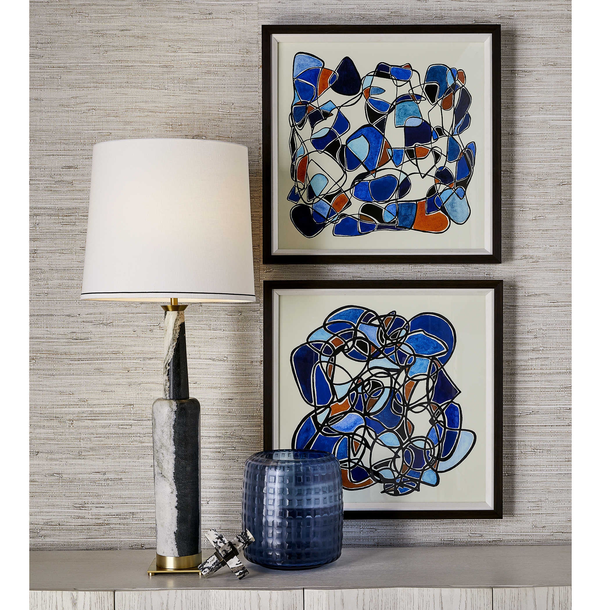 Uttermost Statuesque Table Lamp - Panda Marble