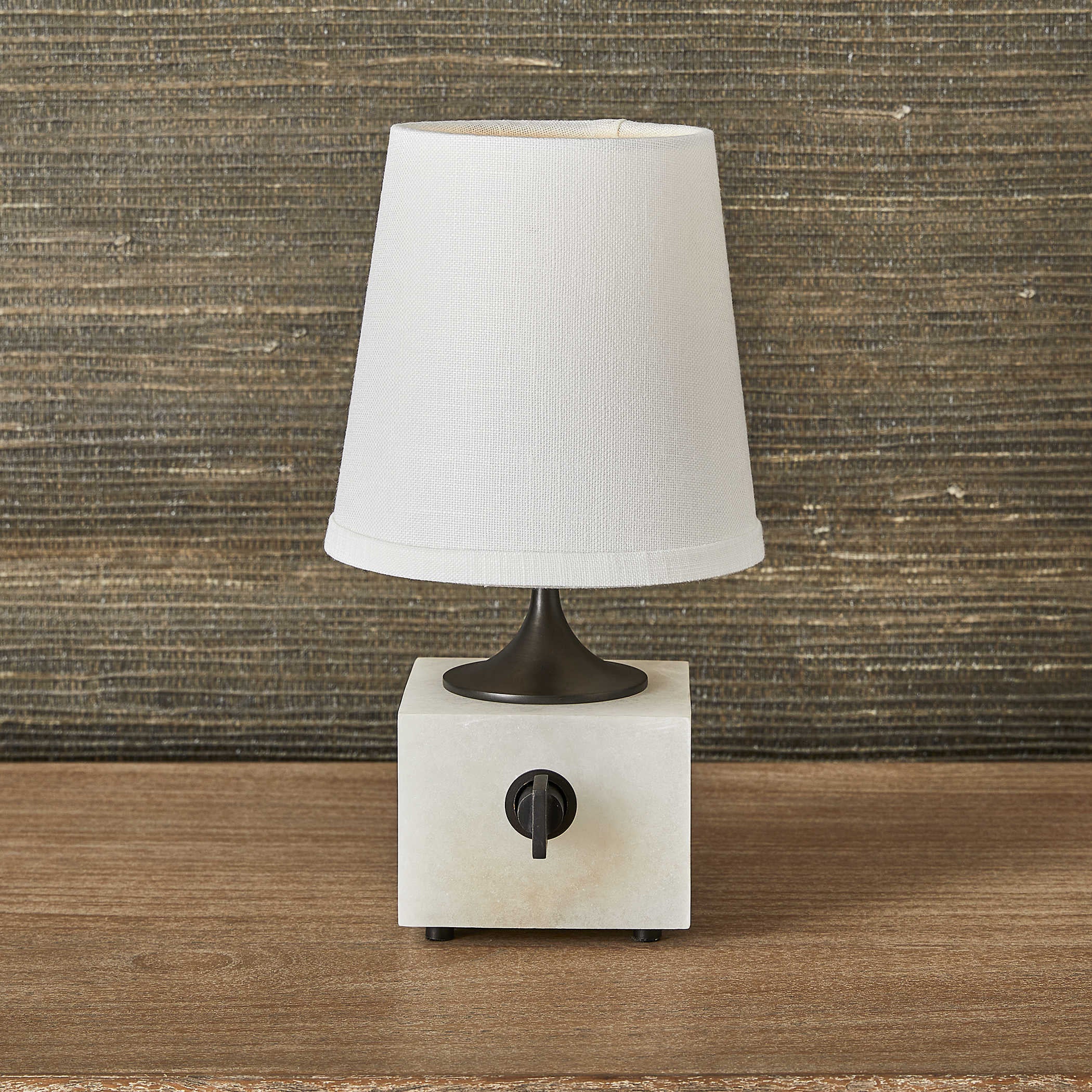 Uttermost Blockhead Mini Lamp in Bronze