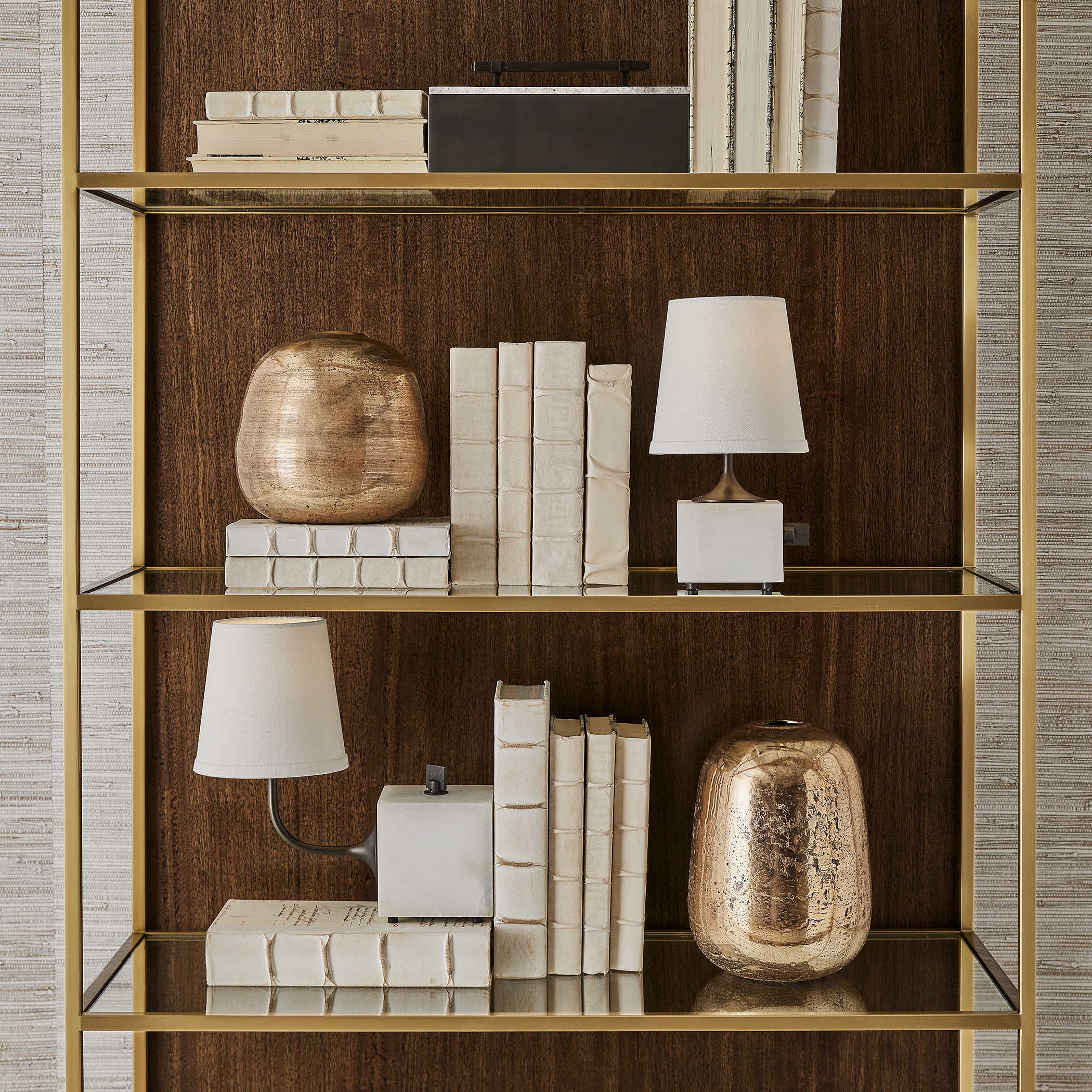 Uttermost Blockhead Mini Lamp in Bronze