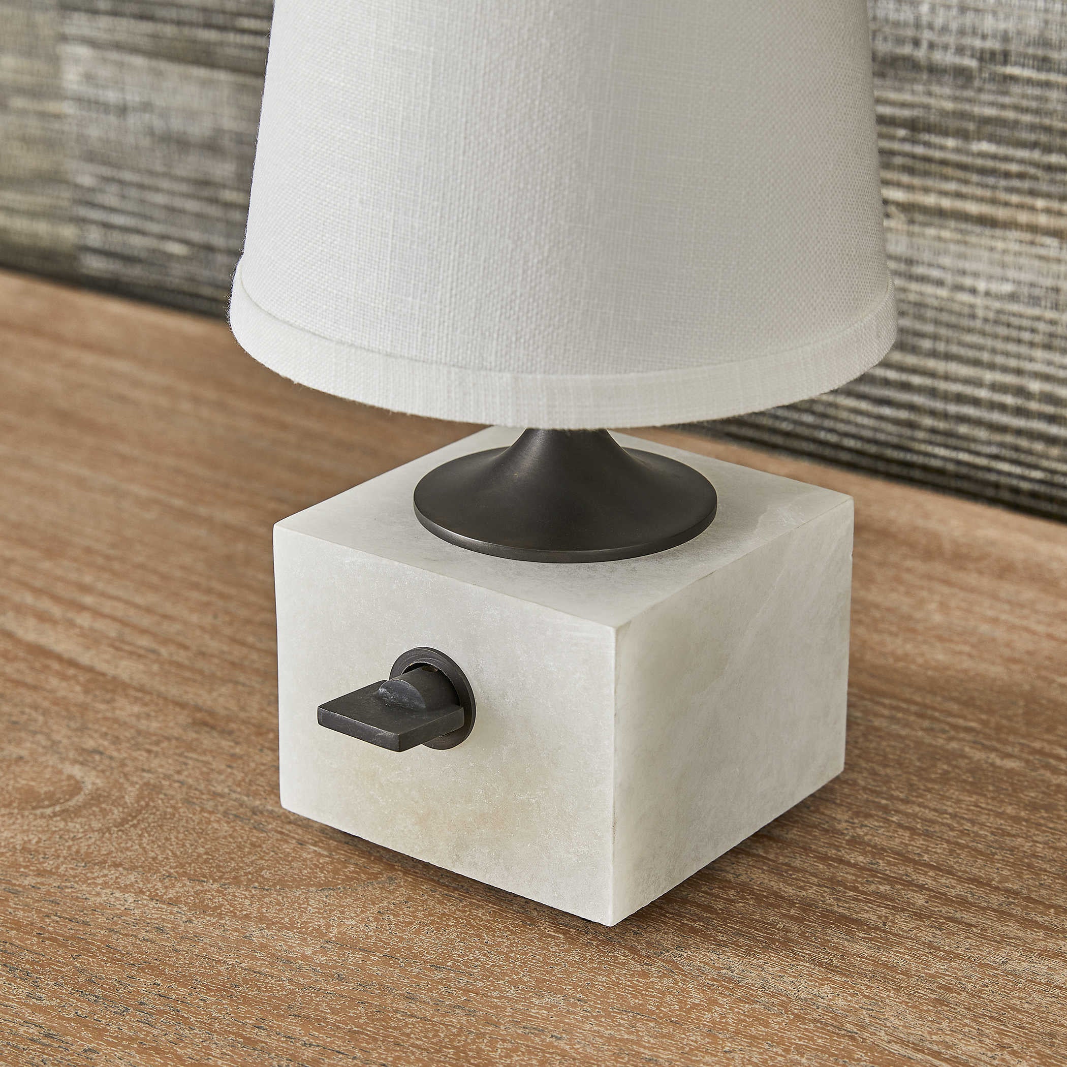 Uttermost Blockhead Mini Lamp in Bronze