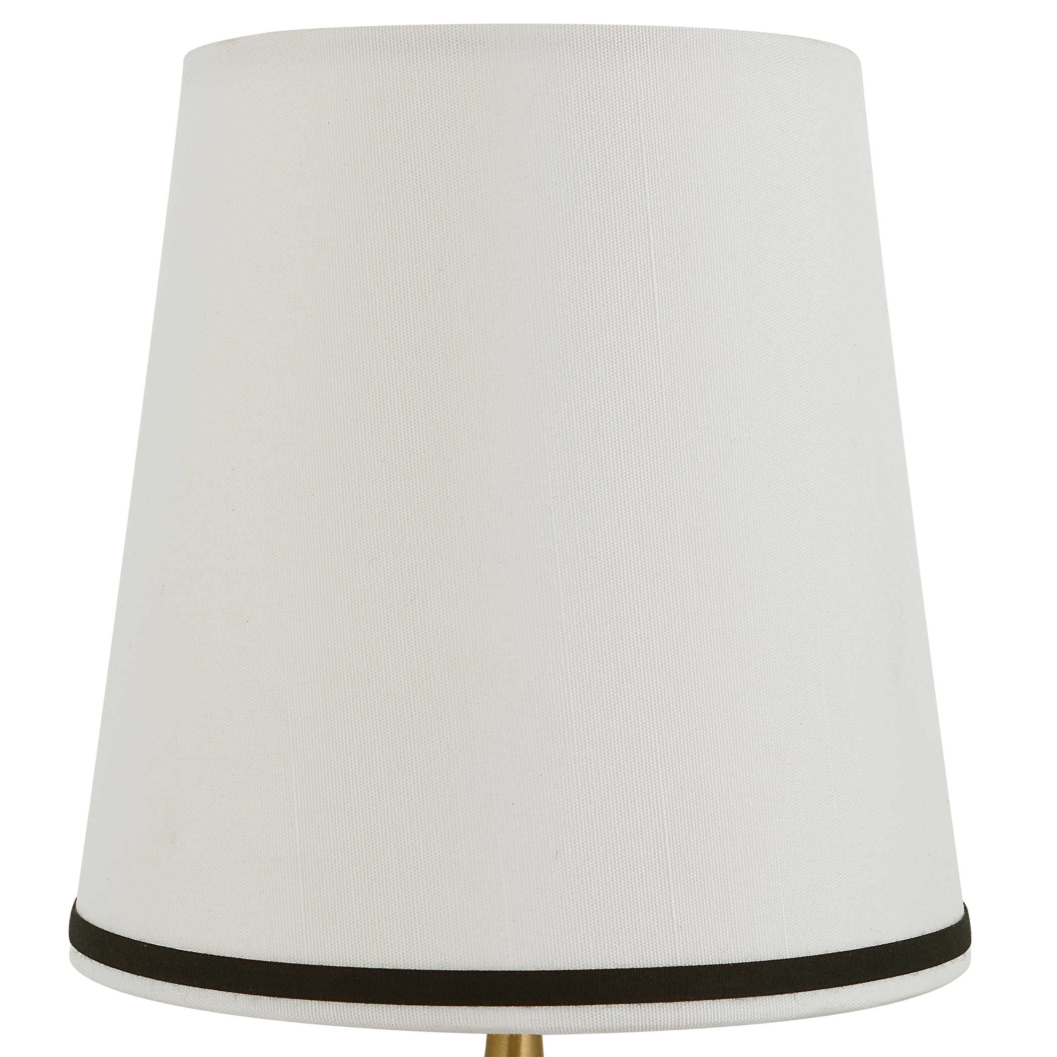 Uttermost Blockhead Mini Lamp - Satin Brass