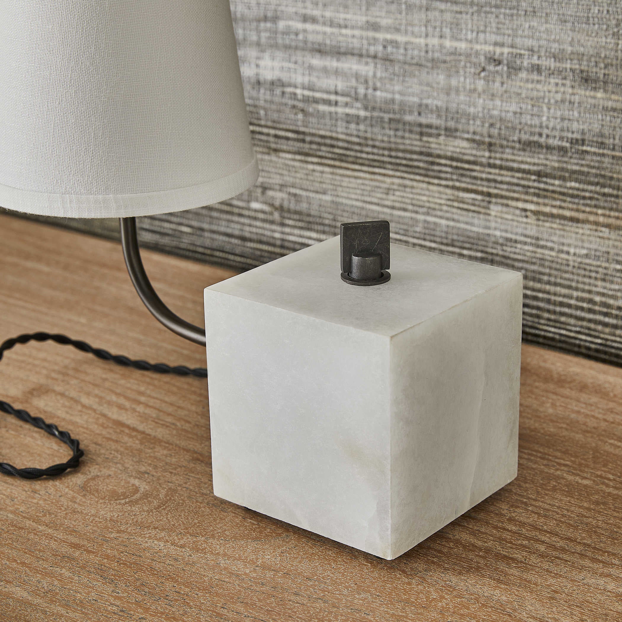 Uttermost Blockhead Gooseneck Mini Lamp in Bronze