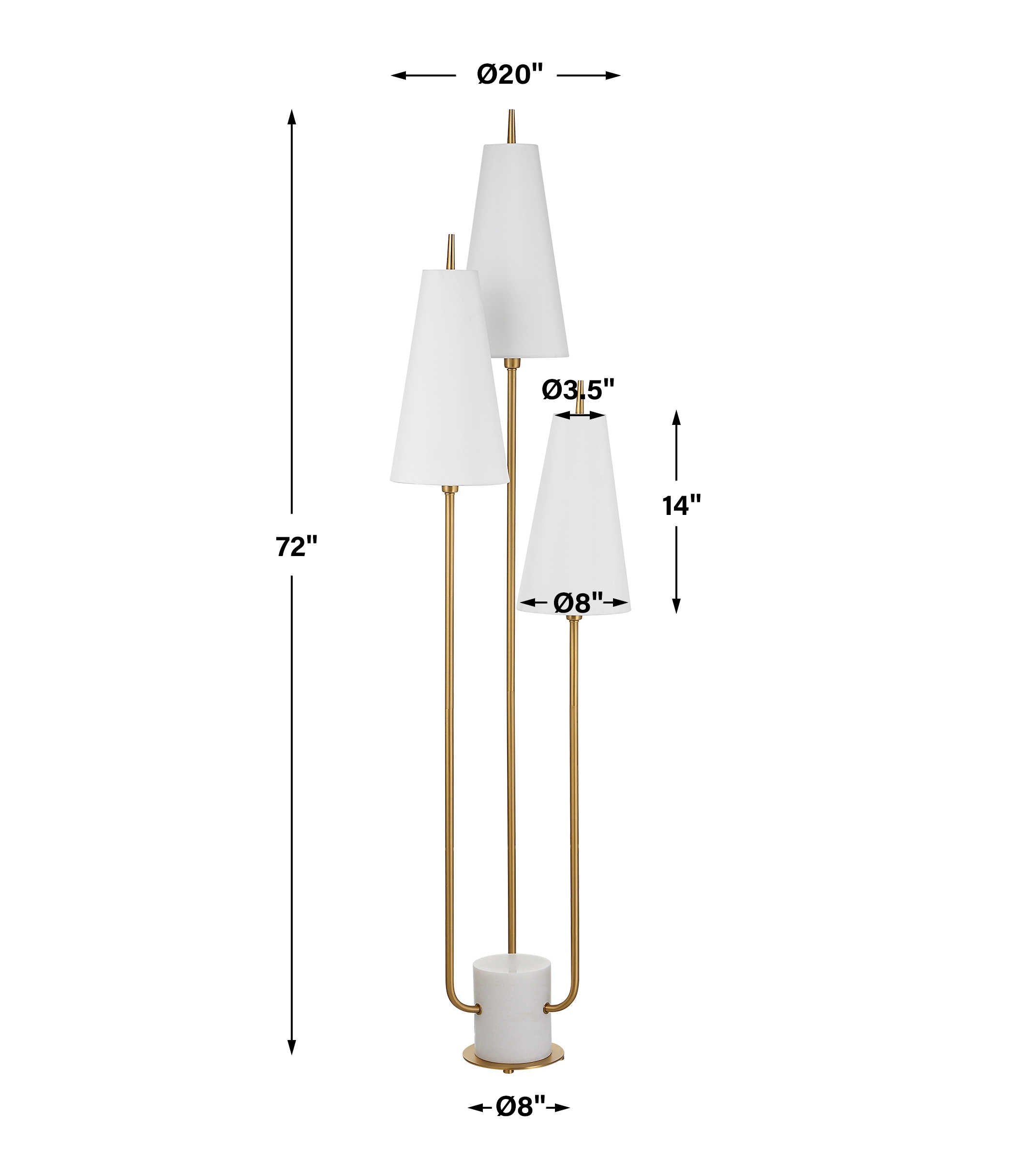 Uttermost Elle Floor Lamp