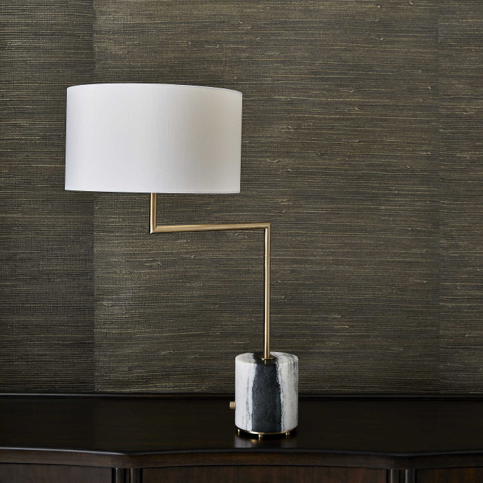 Uttermost Pivot Table Lamp in Panda Marble