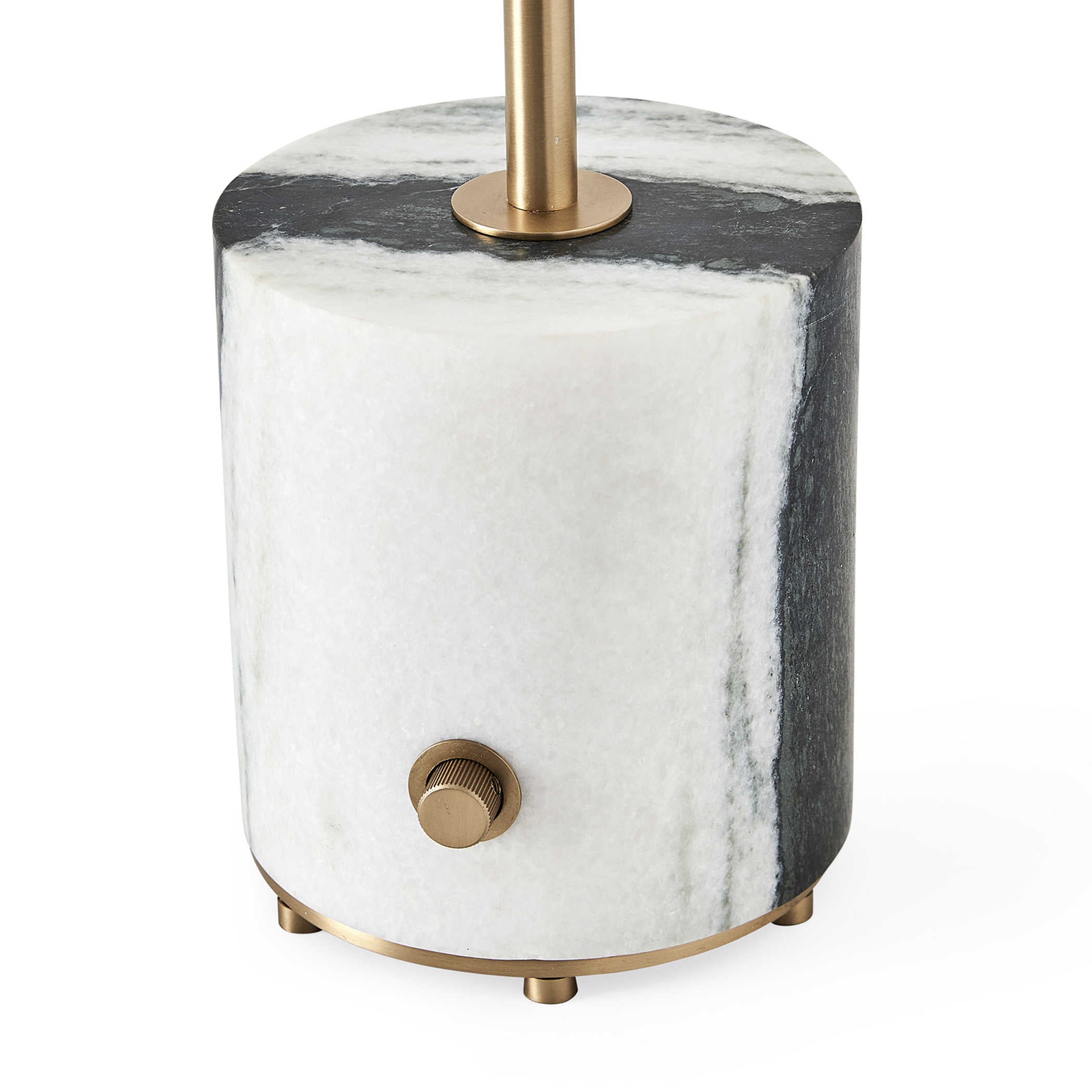 Uttermost Pivot Table Lamp in Panda Marble