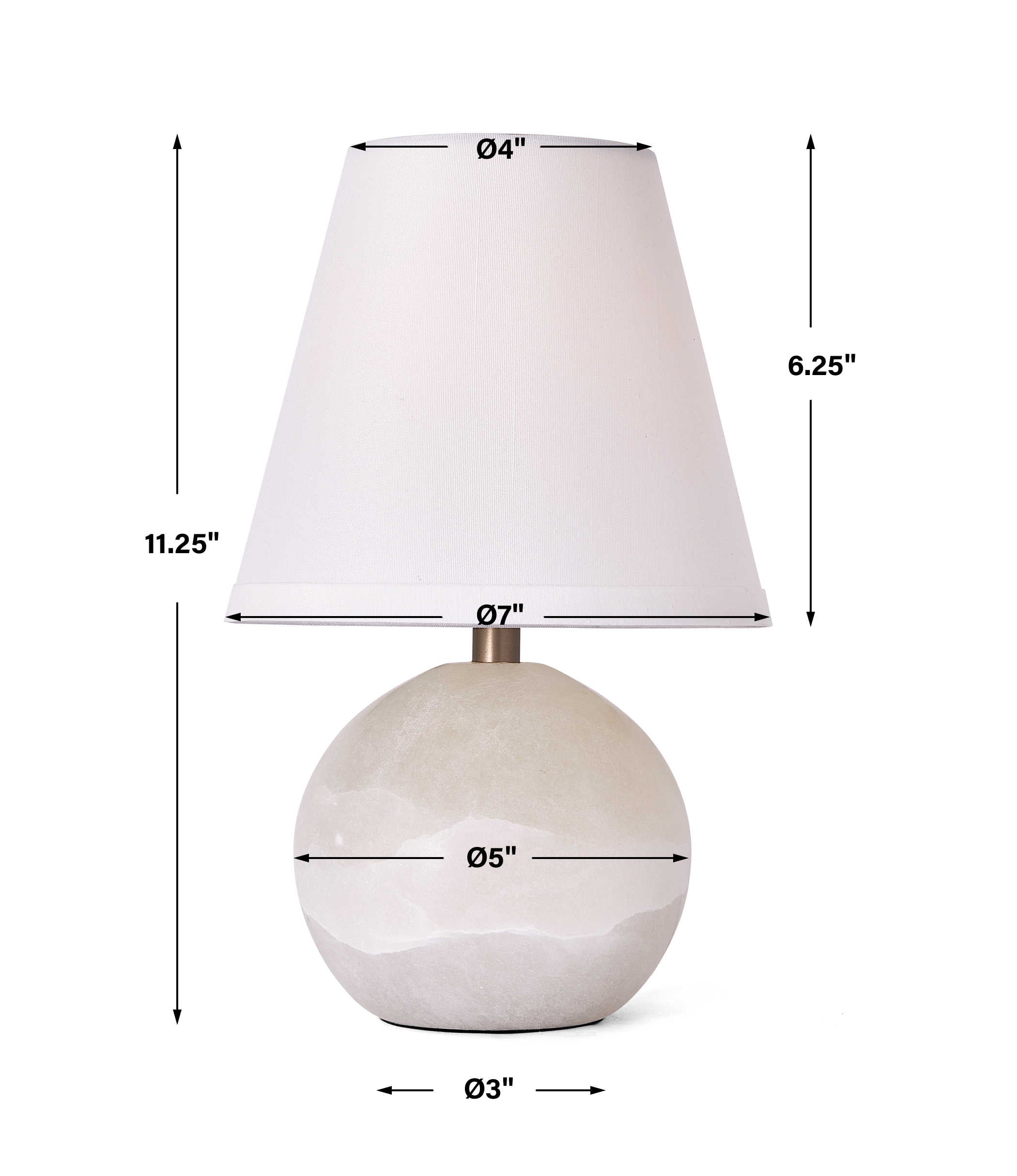 Uttermost Snowball Mini Lamp
