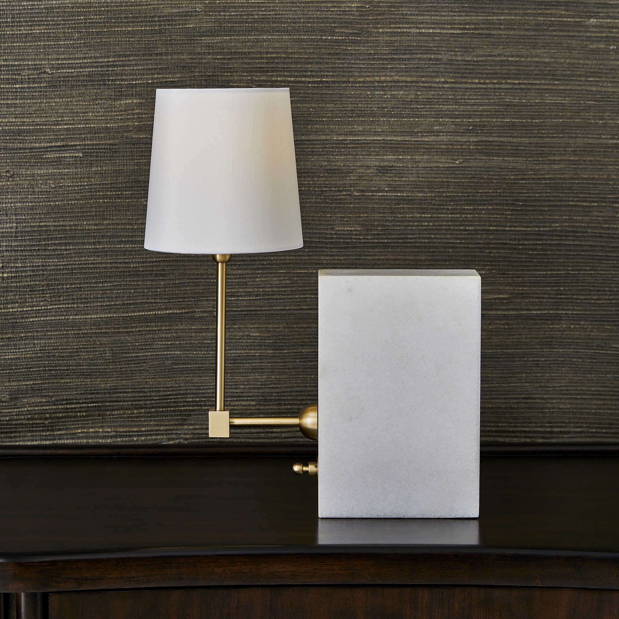 Uttermost On a Shelf Mini Lamp in White Marble