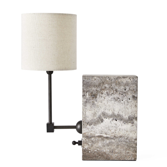 Uttermost On a Shelf Mini Lamp in Travertine