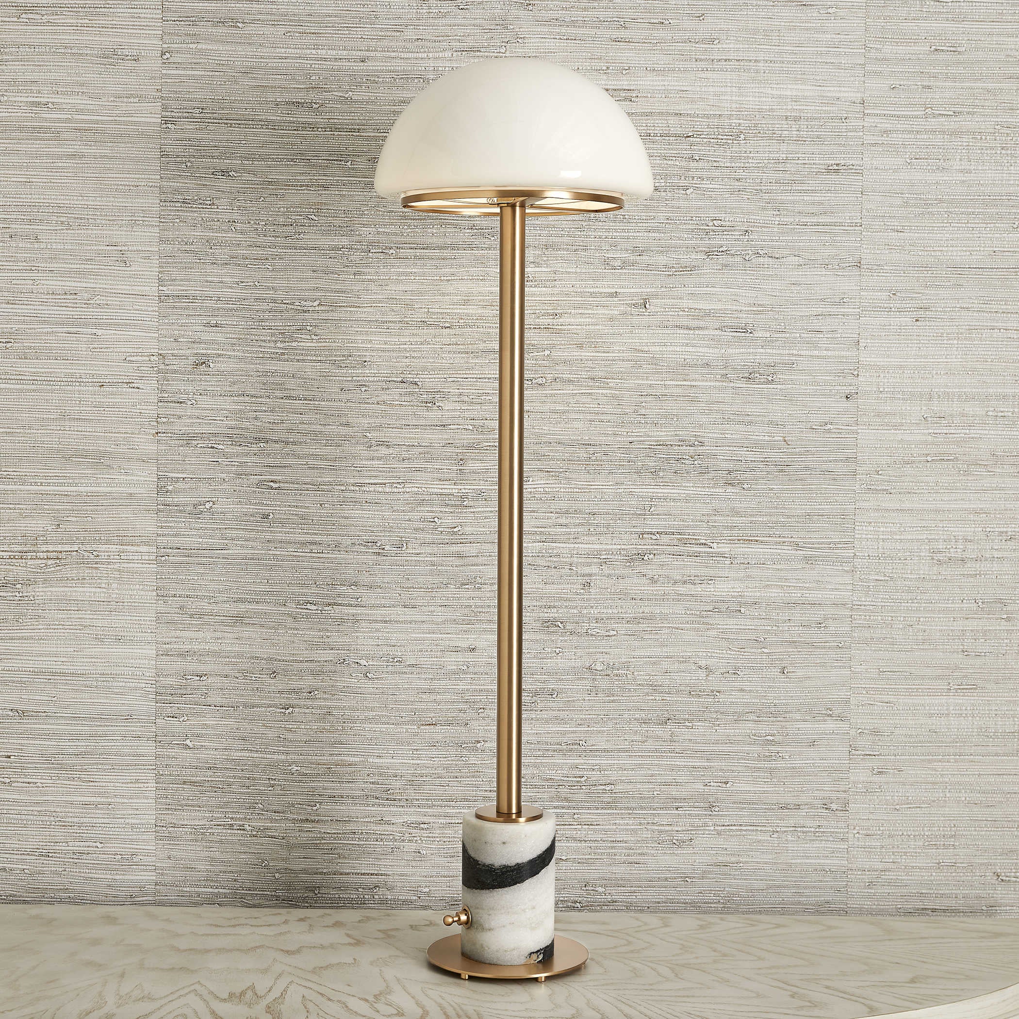 Uttermost Mushroom Buffet Lamp in Panda Marble