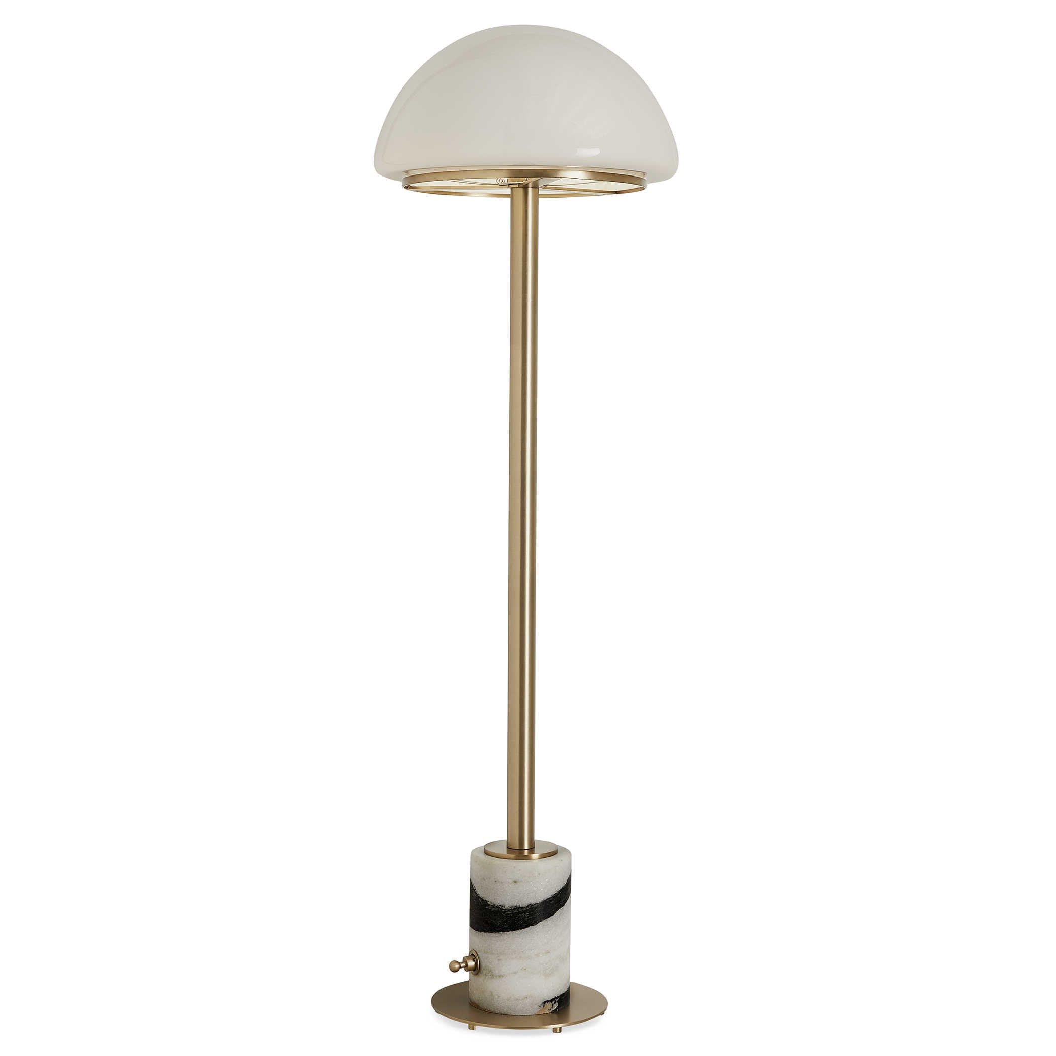 Uttermost Mushroom Buffet Lamp in Panda Marble