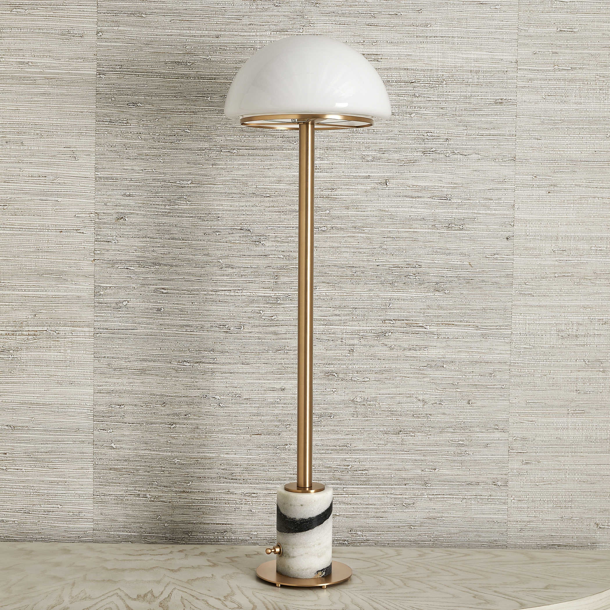 Uttermost Mushroom Buffet Lamp in Panda Marble