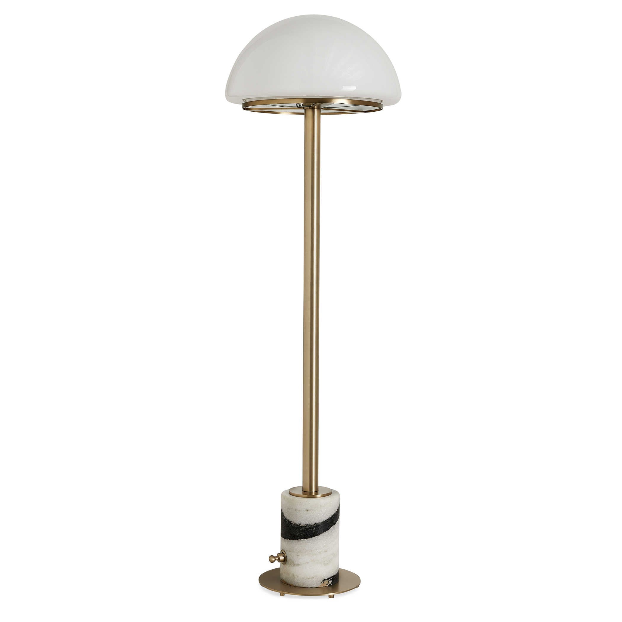 Uttermost Mushroom Buffet Lamp in Panda Marble