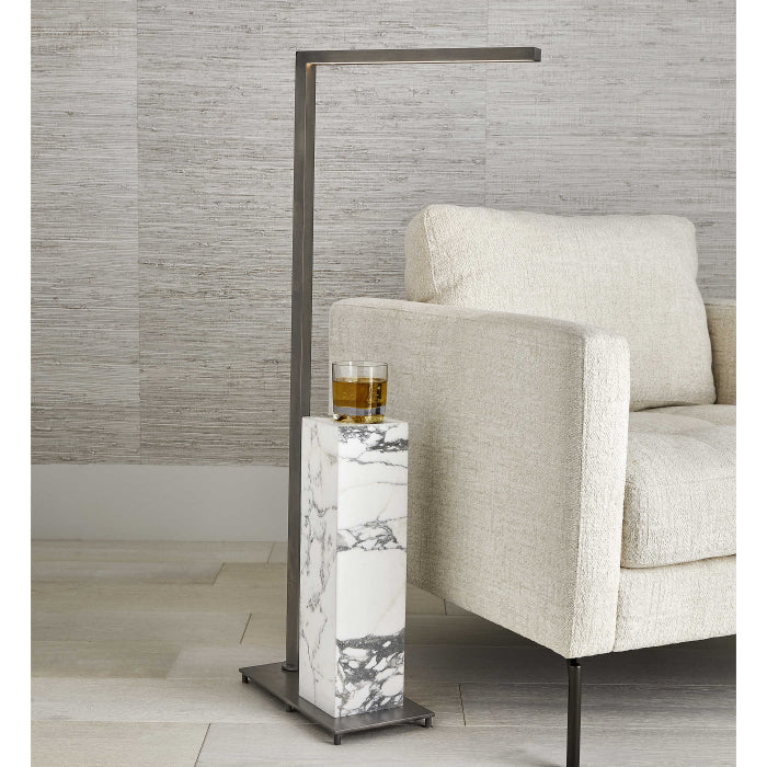 Uttermost Illume Drink Stand - Marble/Bronze