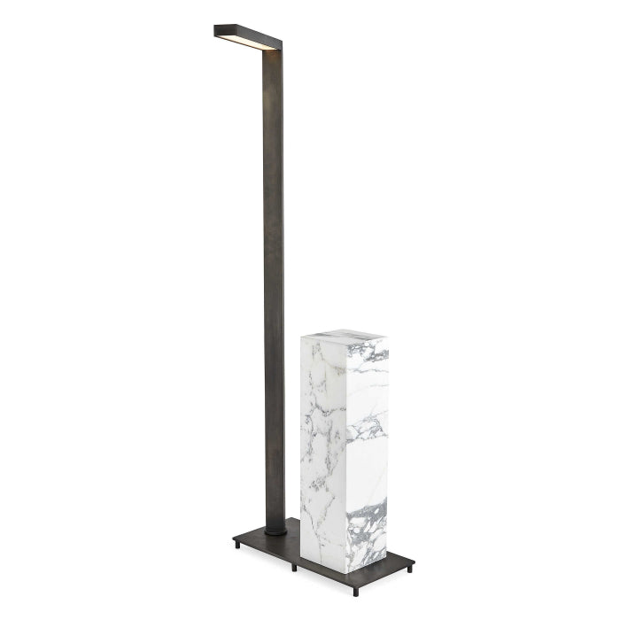 Uttermost Illume Drink Stand - Marble/Bronze