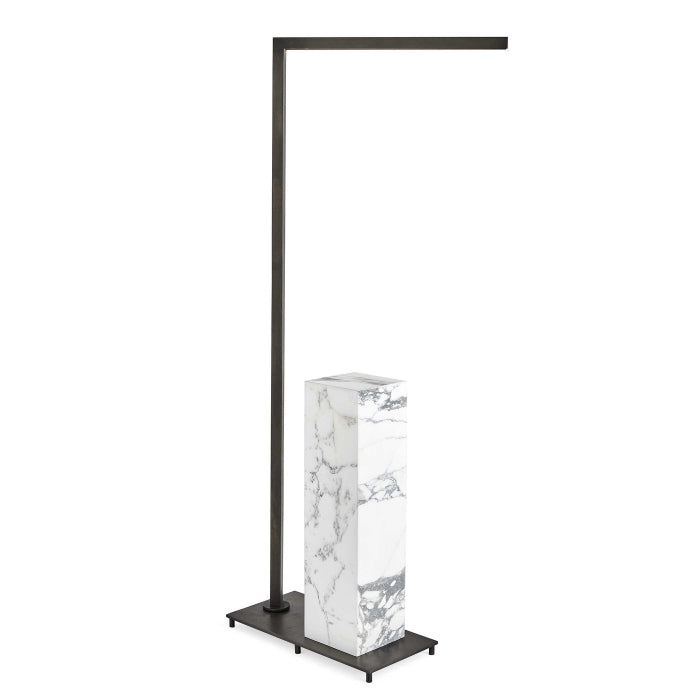 Uttermost Illume Drink Stand - Marble/Bronze