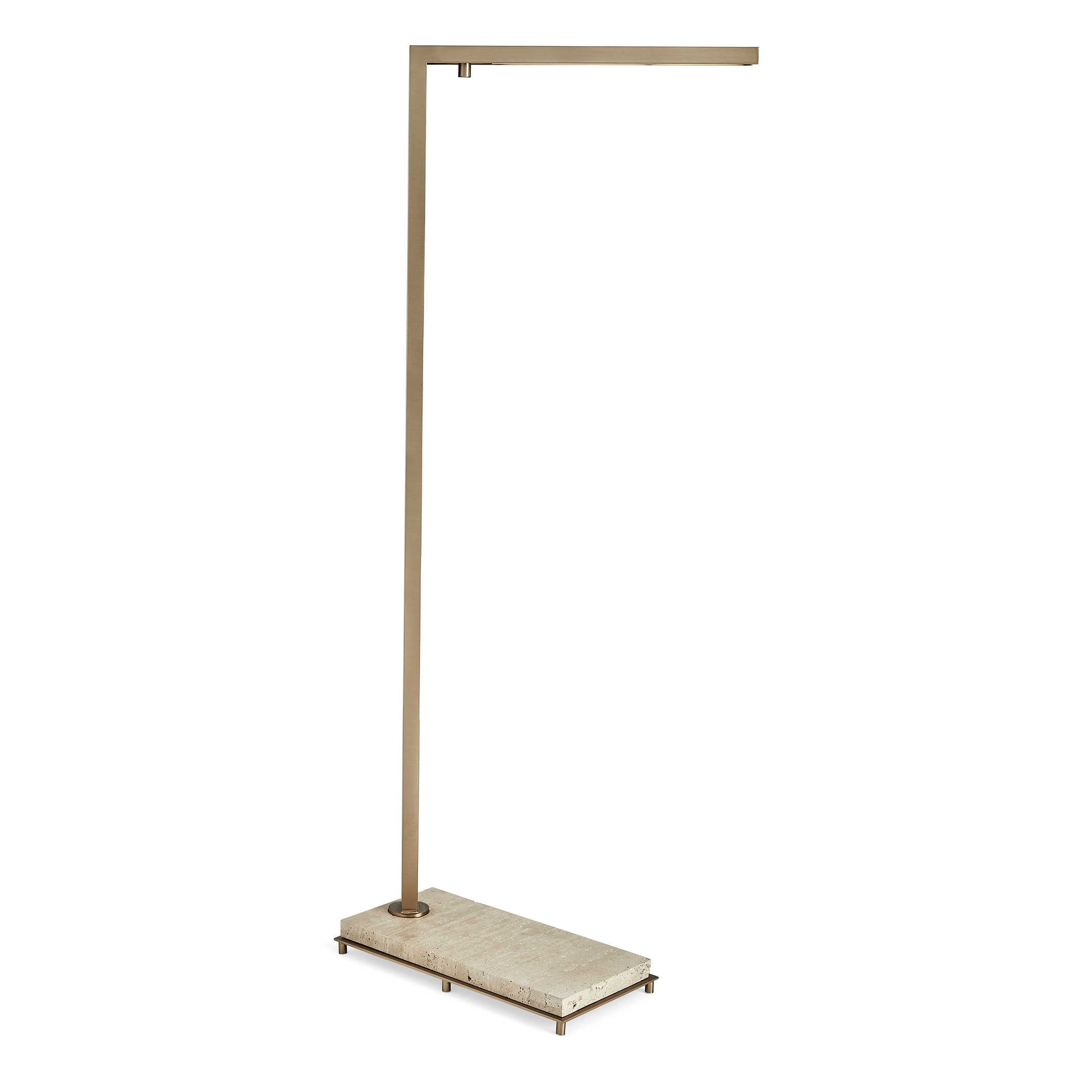 Uttermost Illume Floor Lamp in Travertine