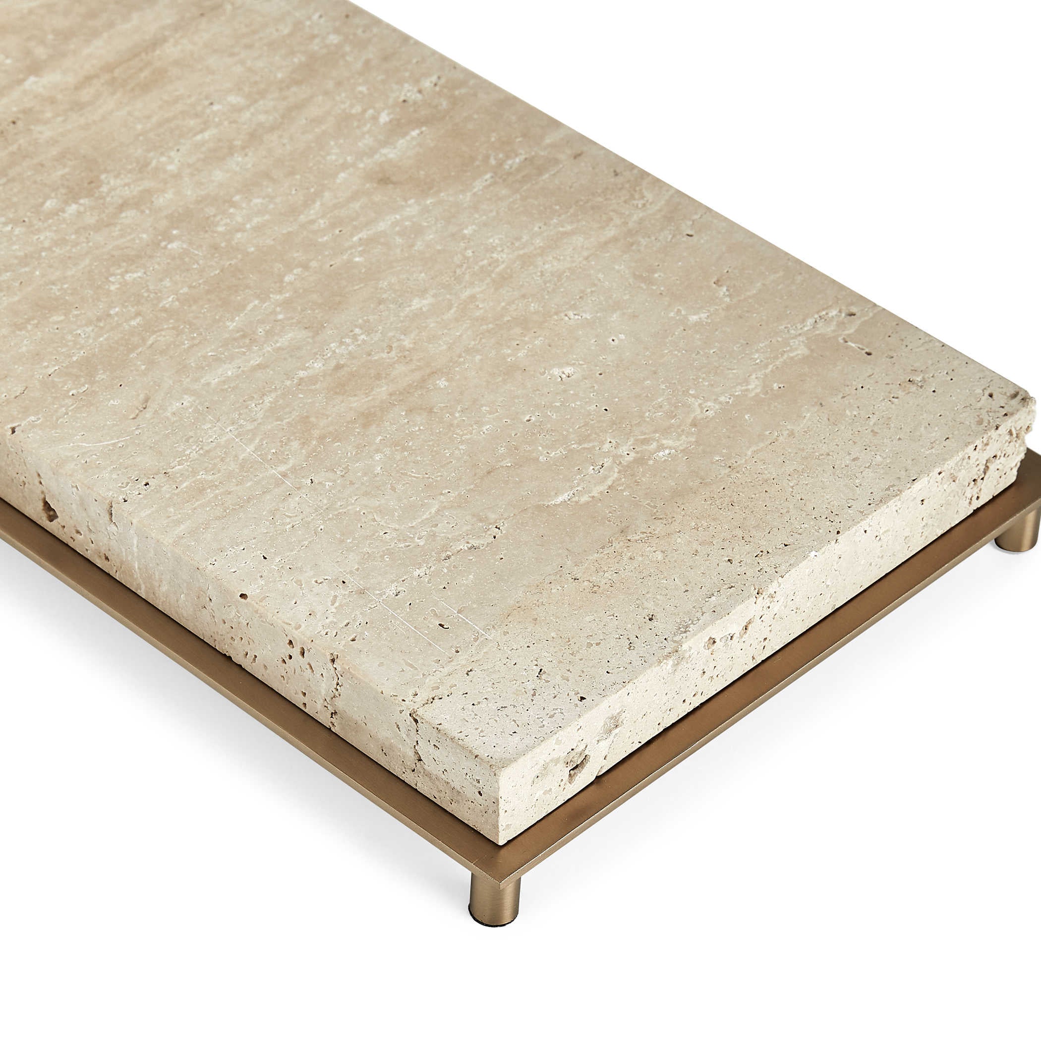 Uttermost Illume Floor Lamp in Travertine