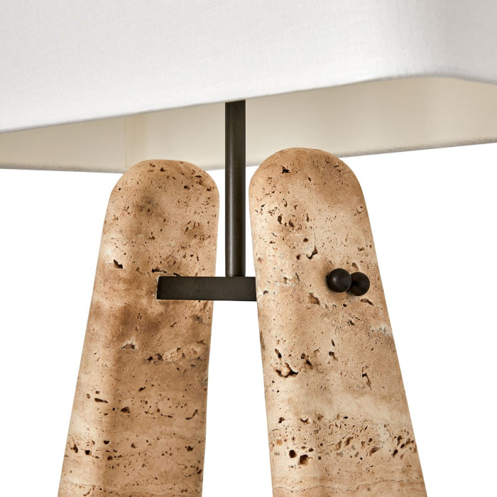 Uttermost Crossbow Table Lamp - Travertine