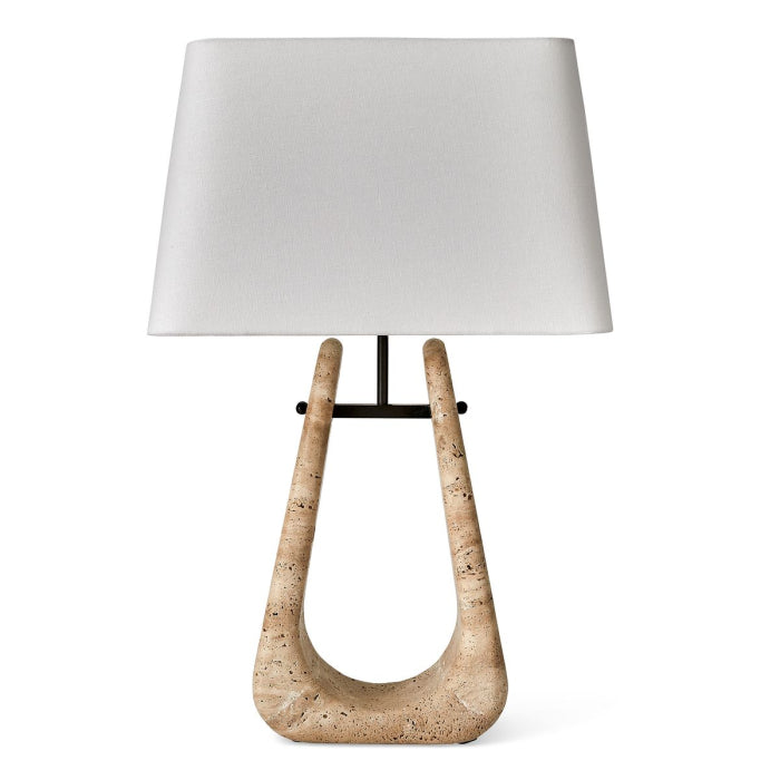 Uttermost Crossbow Table Lamp - Travertine