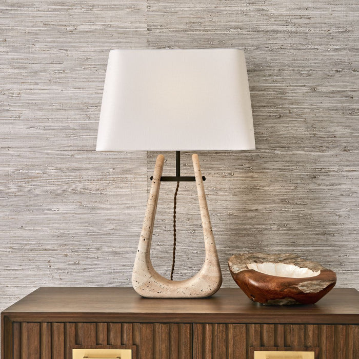 Uttermost Crossbow Table Lamp - Travertine