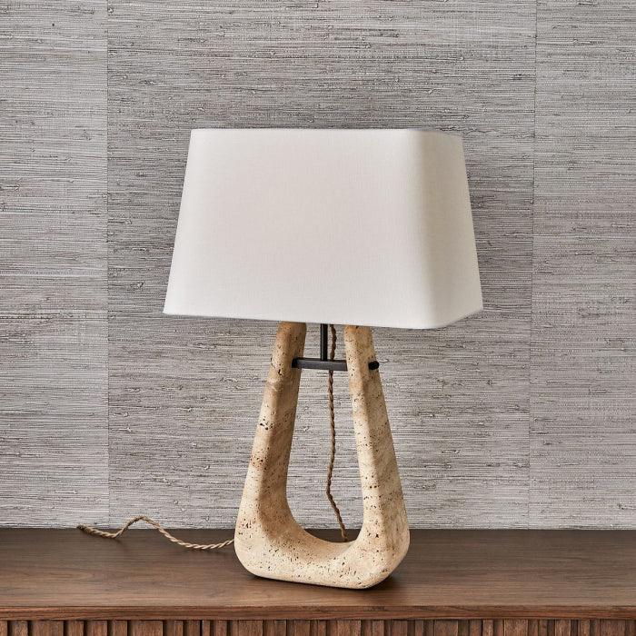 Uttermost Crossbow Table Lamp - Travertine