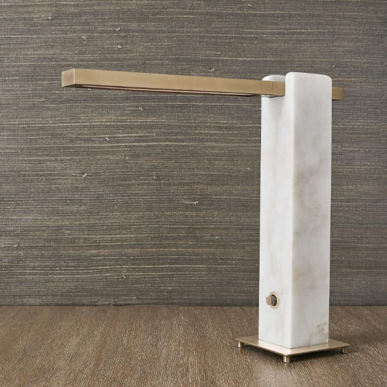 Uttermost Director LED Table Lamp in Marble
