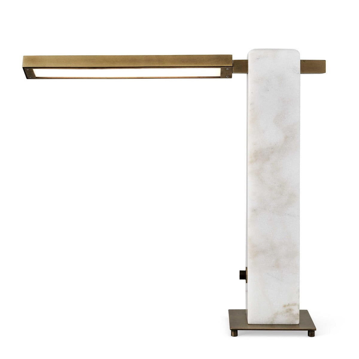 Uttermost Director LED Table Lamp in Marble