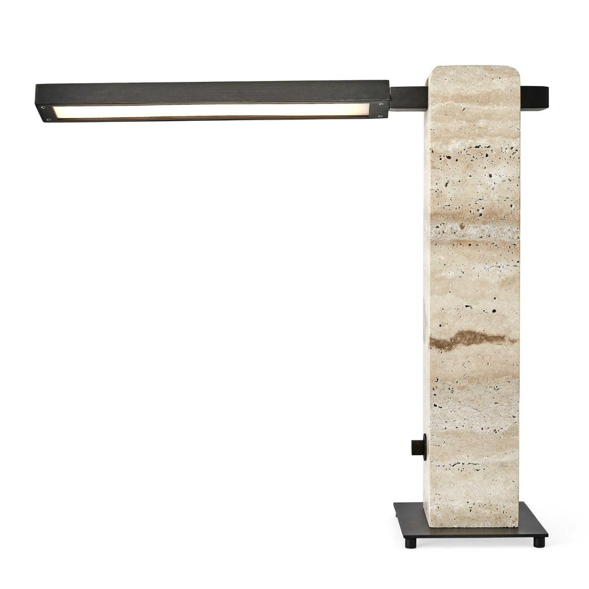 Uttermost Director Table Lamp - Travertine