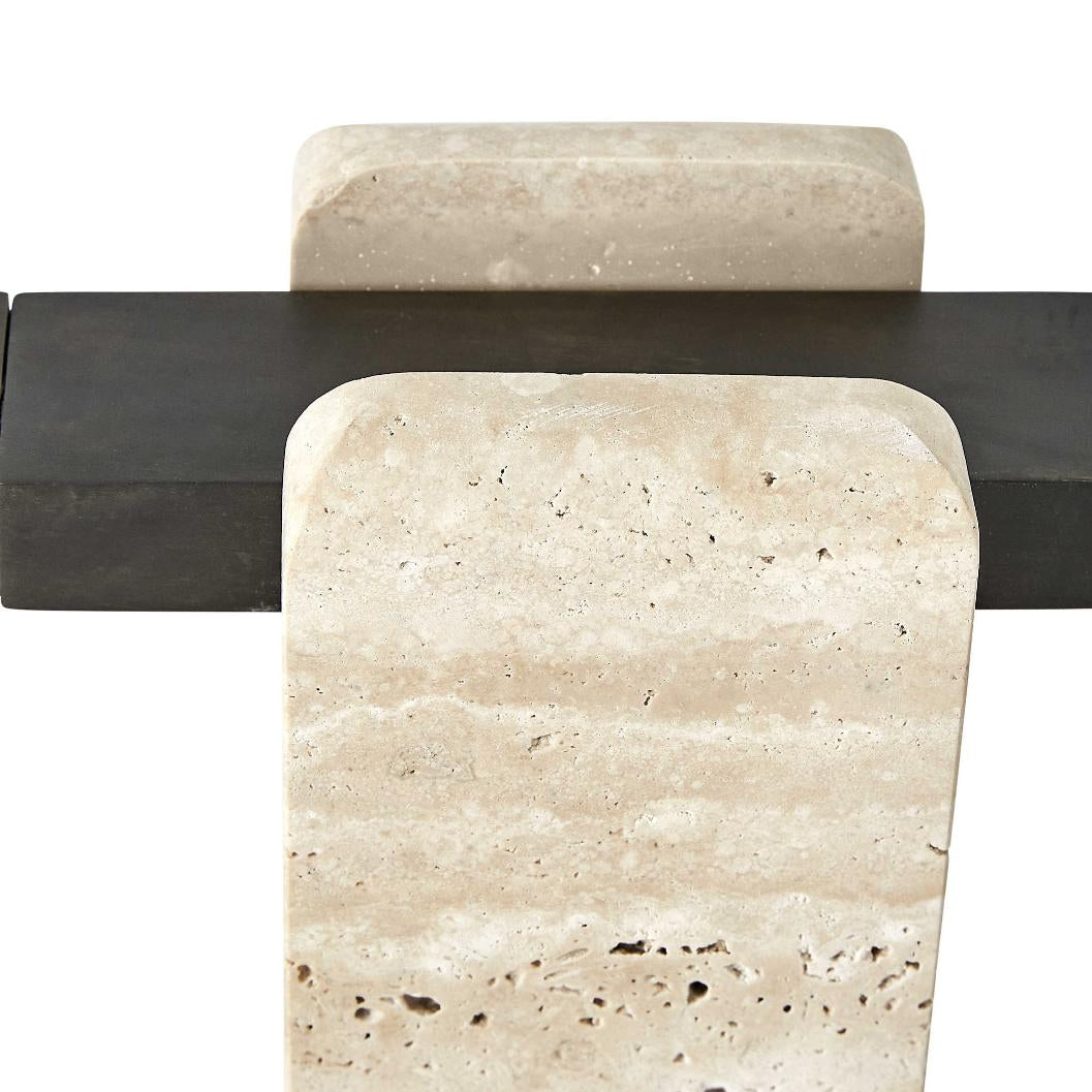 Uttermost Director Table Lamp - Travertine