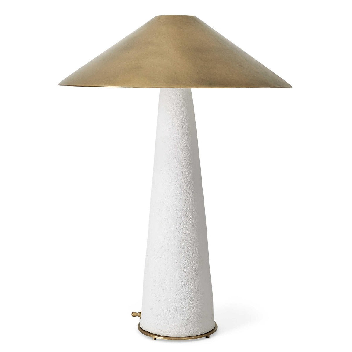 Uttermost Too Coolie Table Lamp White & Brass