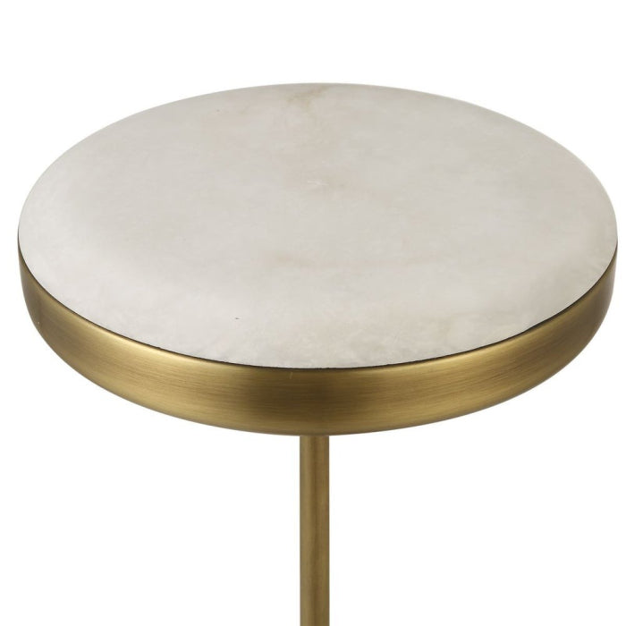 Uttermost Flat Top Rechargeable Mini Lamp in Brass