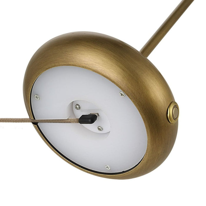 Uttermost Flat Top Rechargeable Mini Lamp in Brass